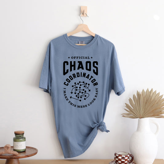 Official Chaos Coordinator | Garment Dyed Short Sleeve Tee