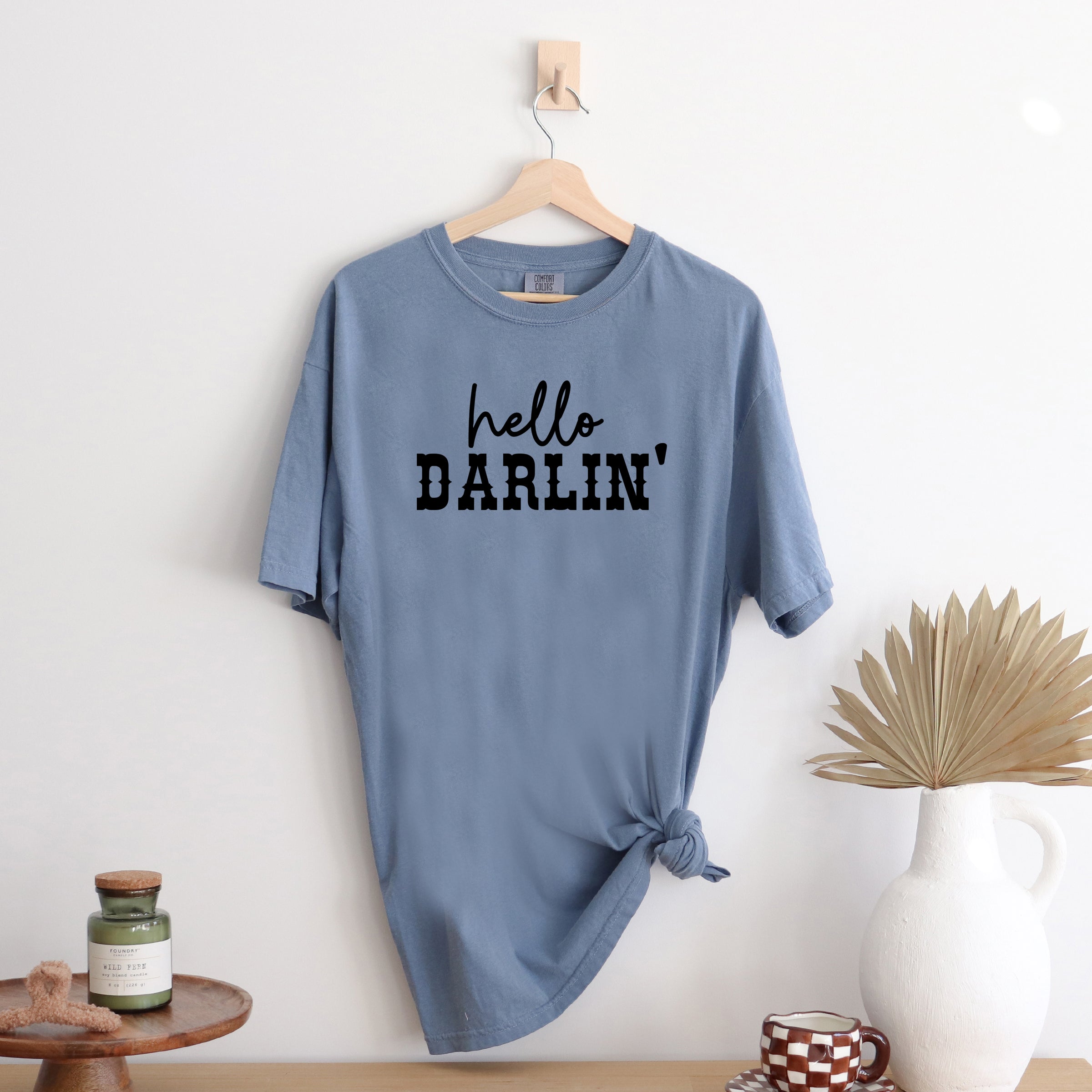 Hello Darlin' | Garment Dyed Short Sleeve Tee