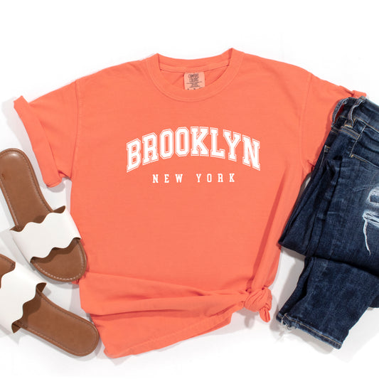 Brooklyn New York | Garment Dyed Short Sleeve Tee
