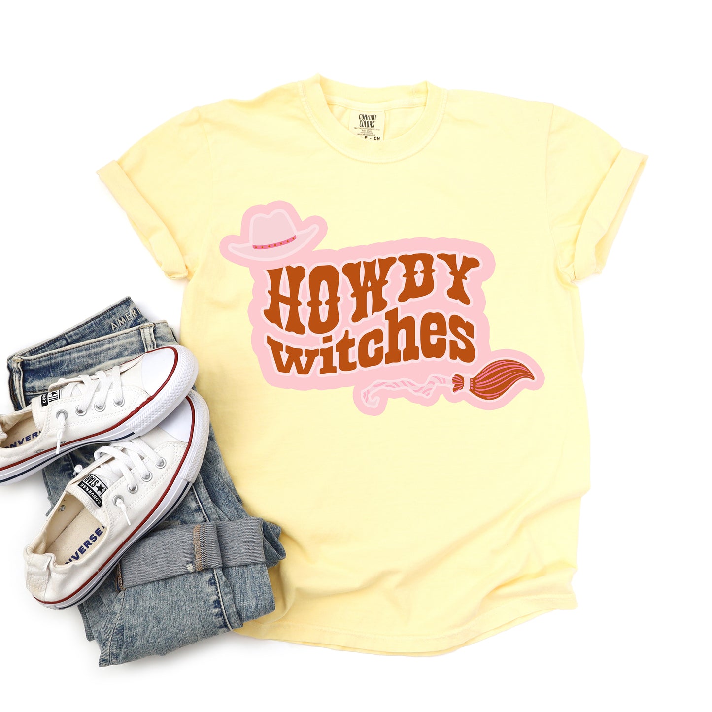 Howdy Witches | Garment Dyed Short Sleeve Tee