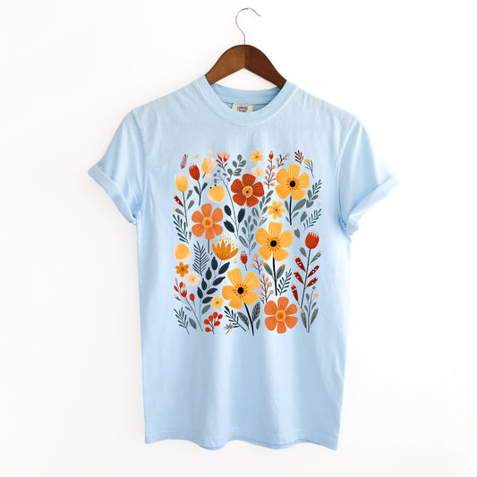 Nature Wildflowers | Garment Dyed Tee