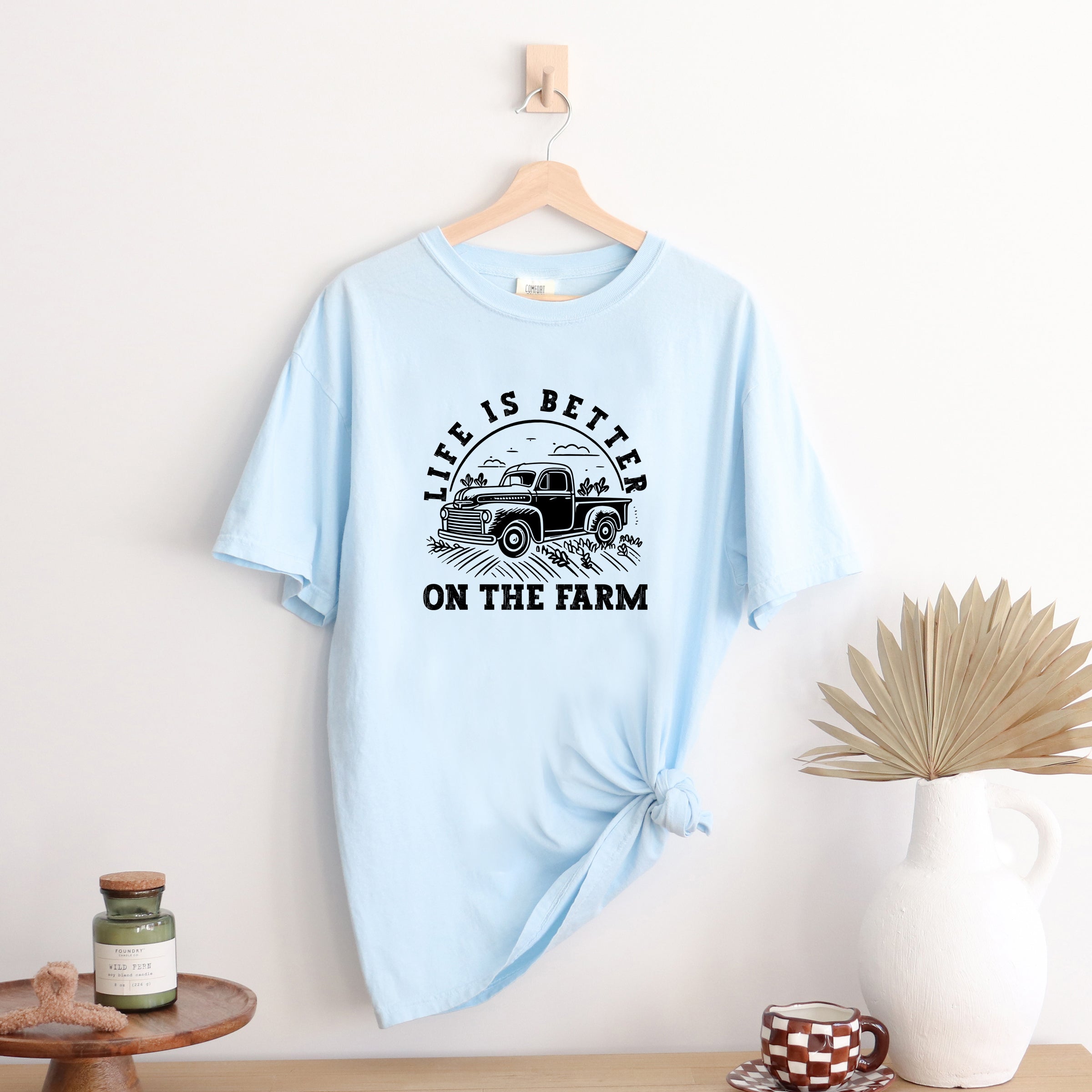 Better on the Farm Truck | Garment Dyed Tee