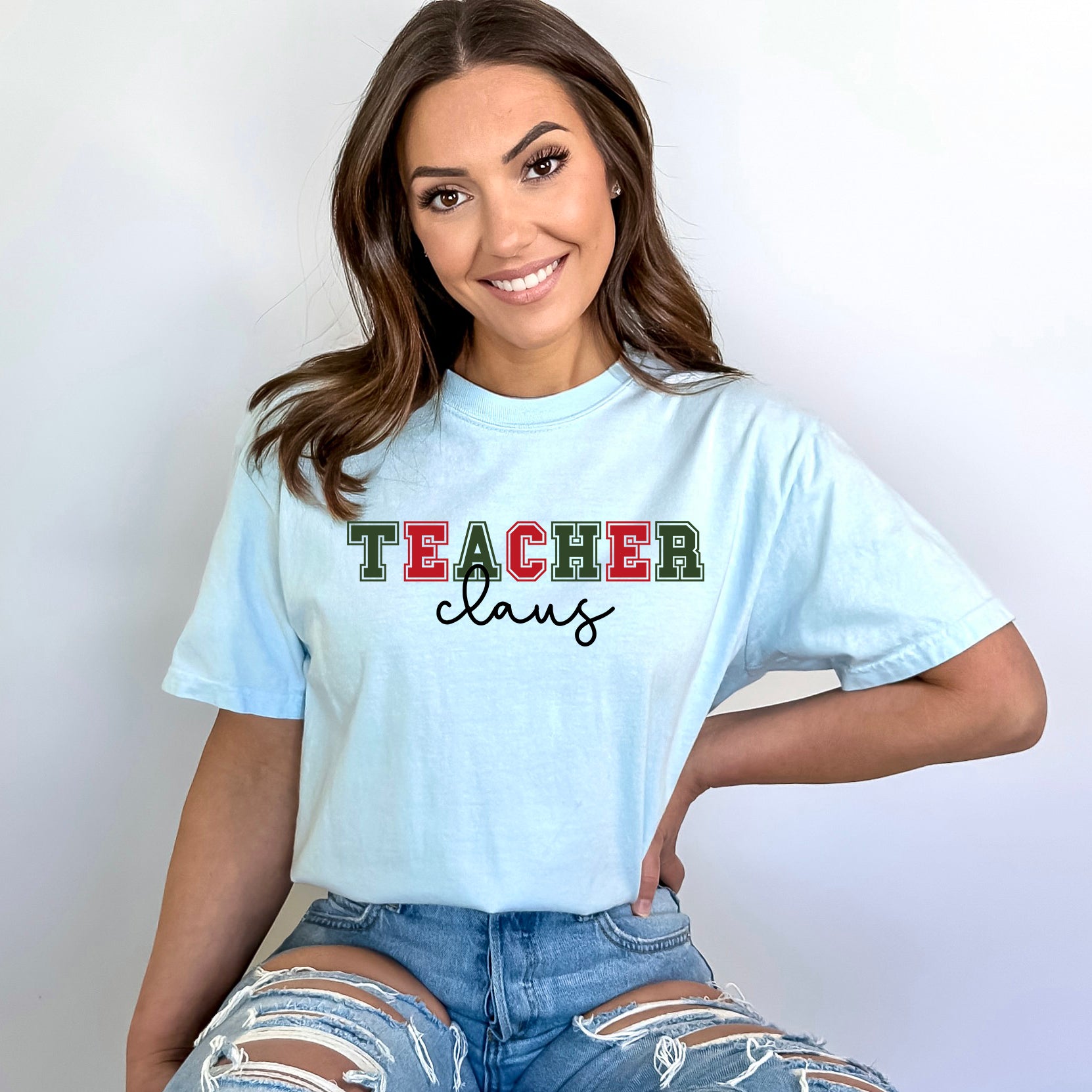 Teacher Claus Bold  | Garment Dyed Tee