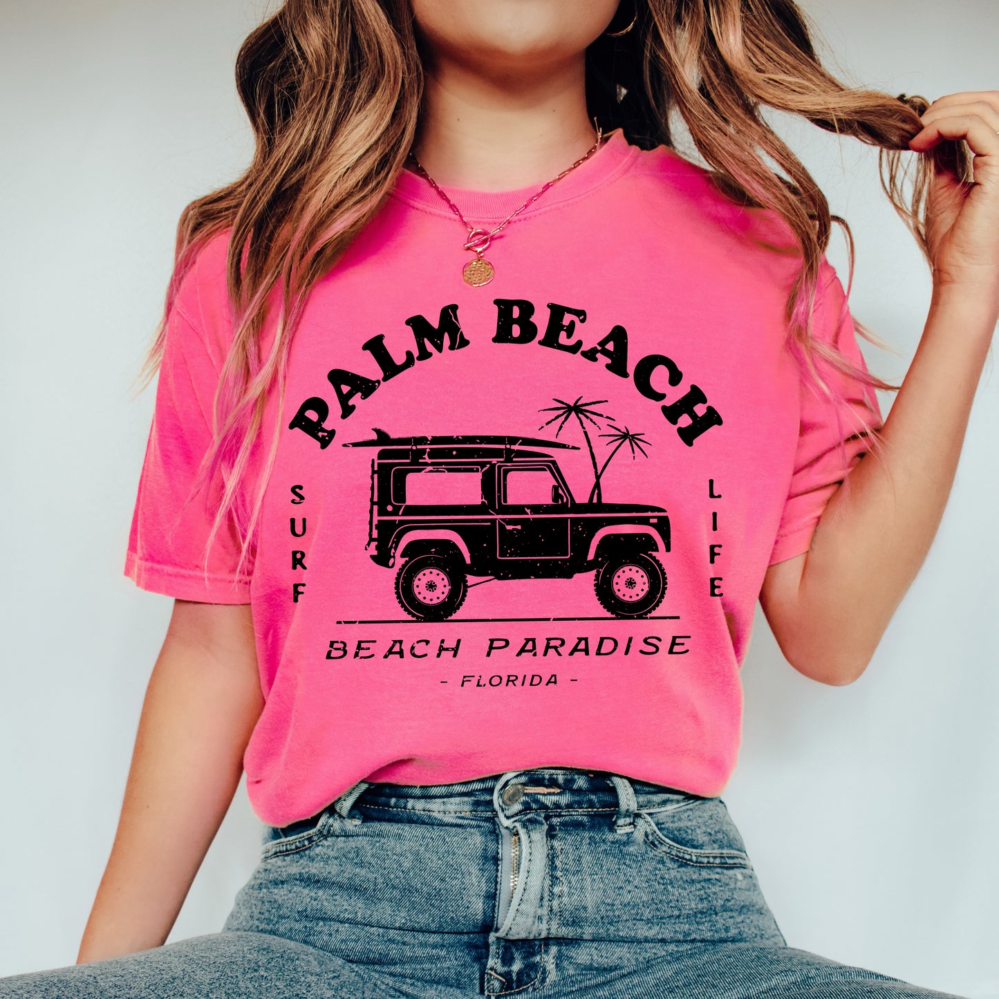 Palm Beach Truck | Garment Dyed Short Sleeve Tee
