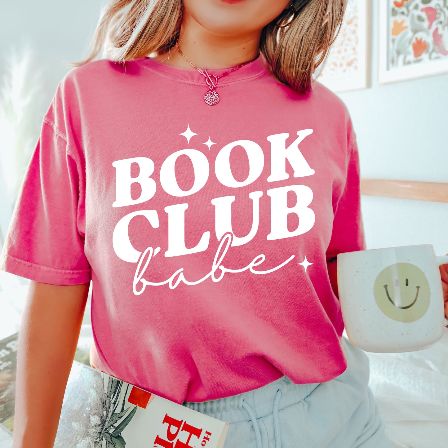 Book Club Babe | Garment Dyed Short Sleeve Tee