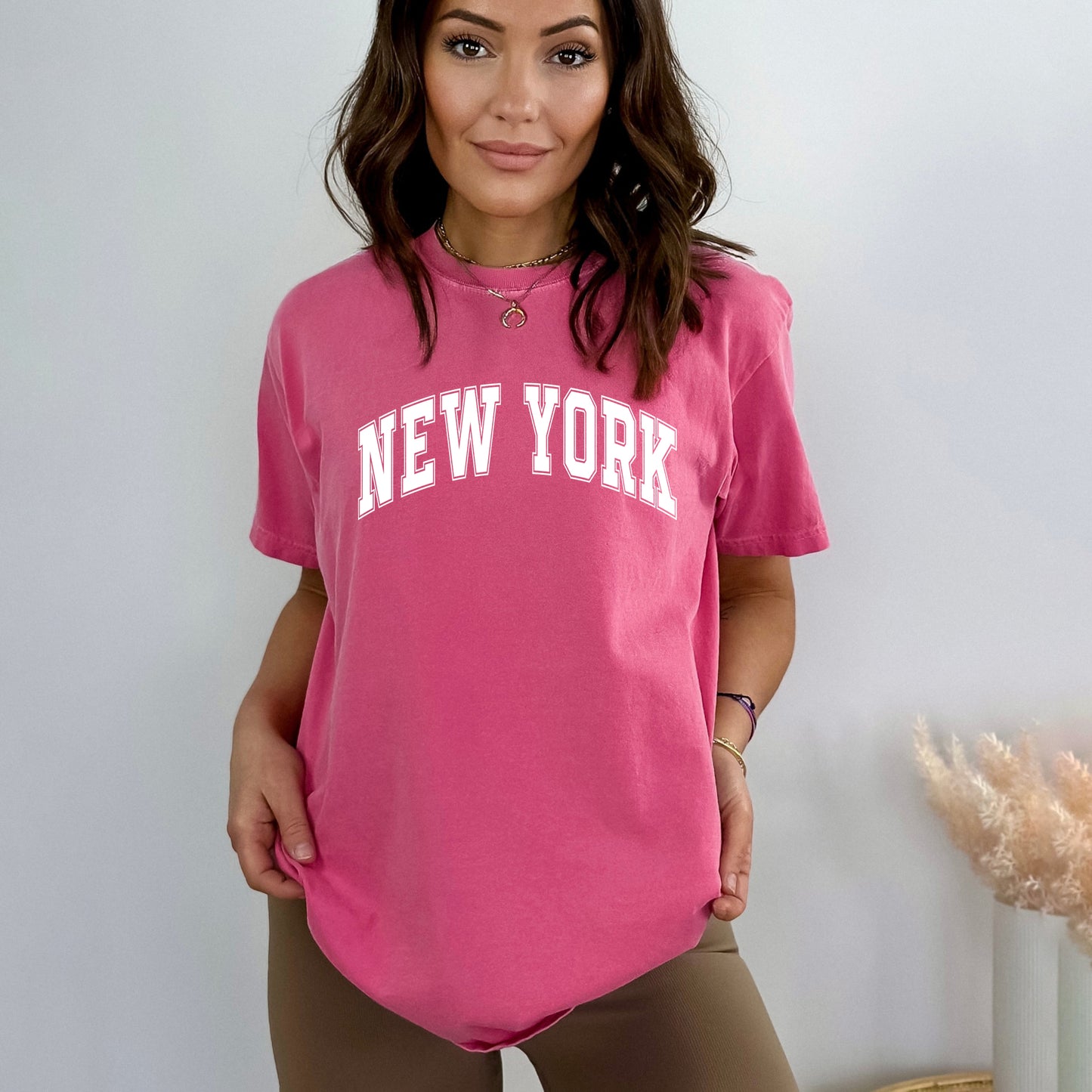 Varsity New York | Garment Dyed Short Sleeve Tee