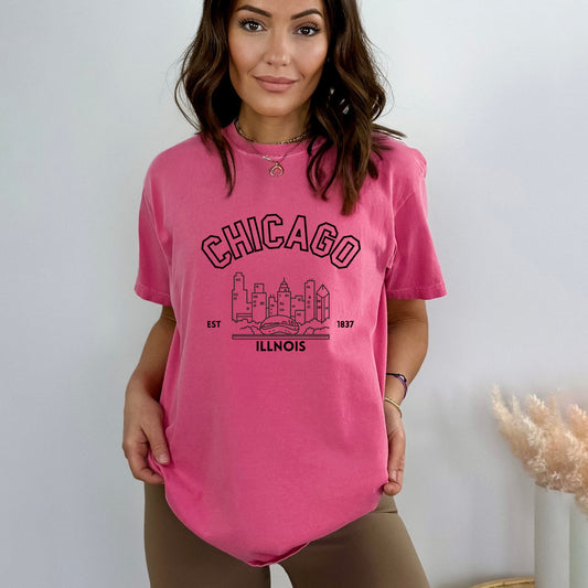 Chicago EST 1837 | Garment Dyed Tee