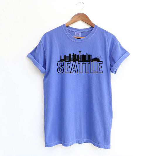 Seattle Buildings | Garment Dyed Tee