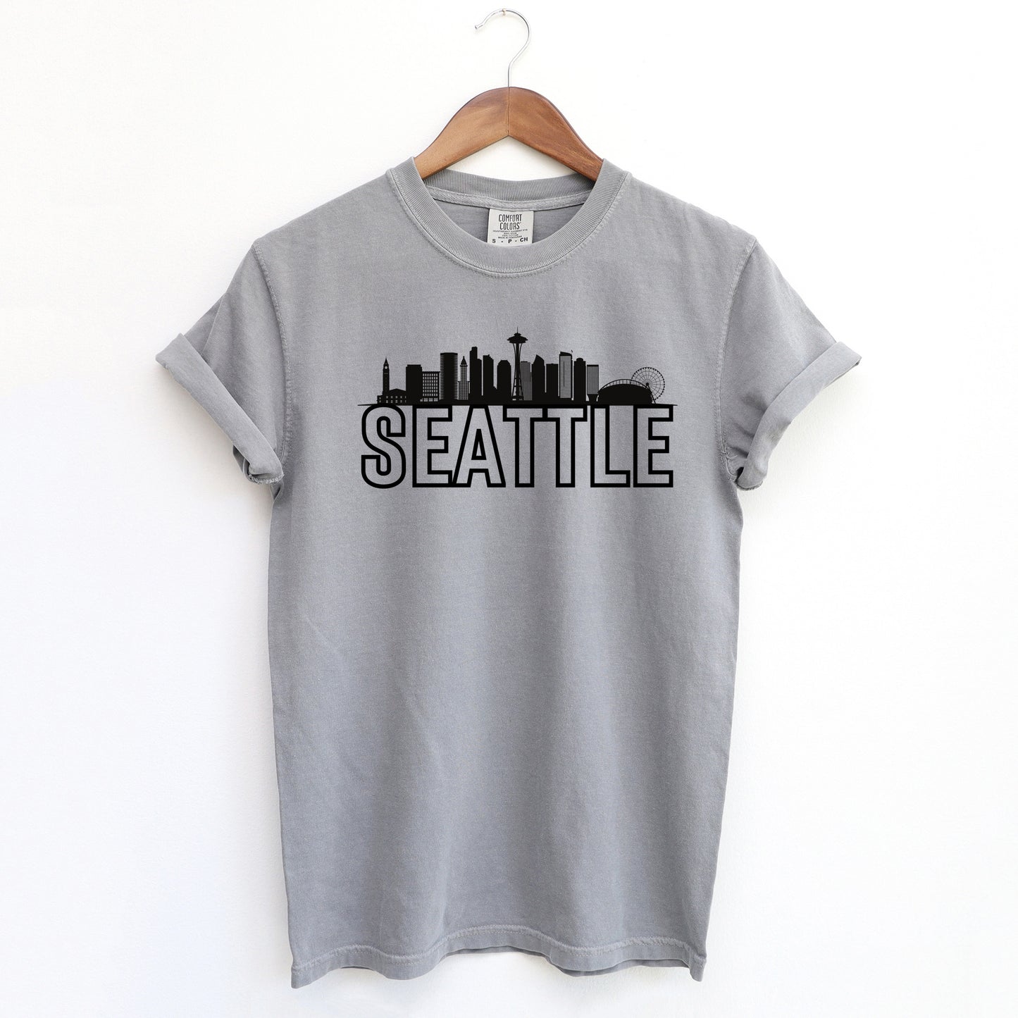 Seattle Buildings | Garment Dyed Tee