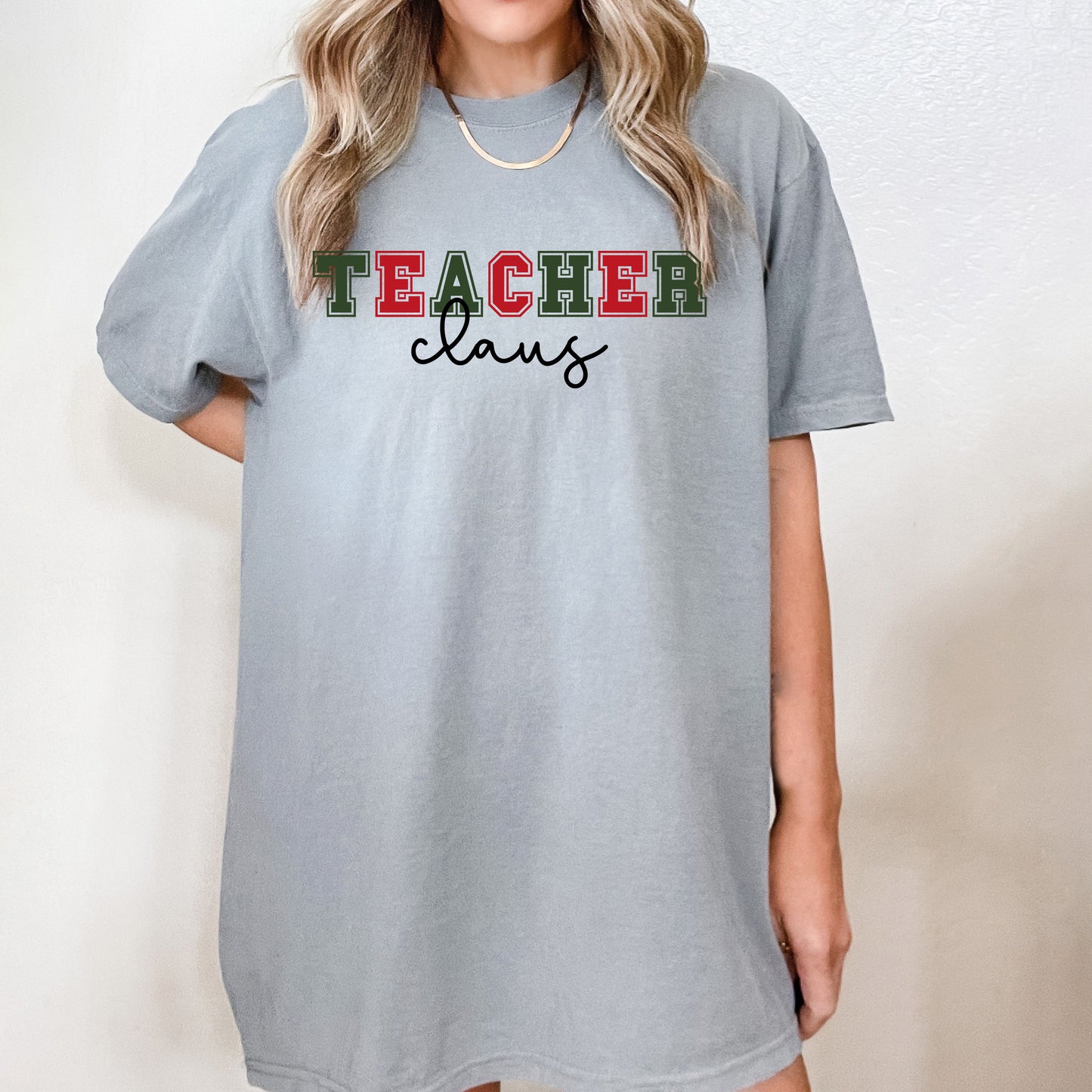 Teacher Claus Bold  | Garment Dyed Tee