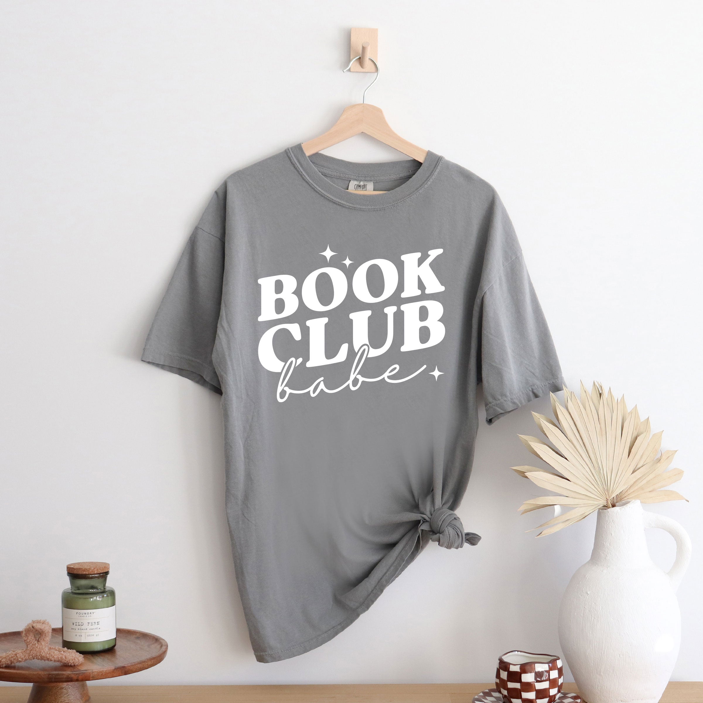 Book Club Babe | Garment Dyed Short Sleeve Tee