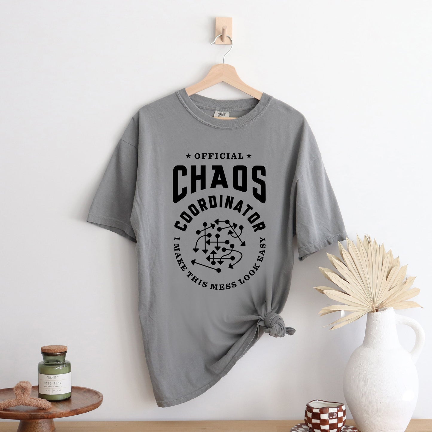 Clearance Official Chaos Coordinator | Garment Dyed Short Sleeve Tee