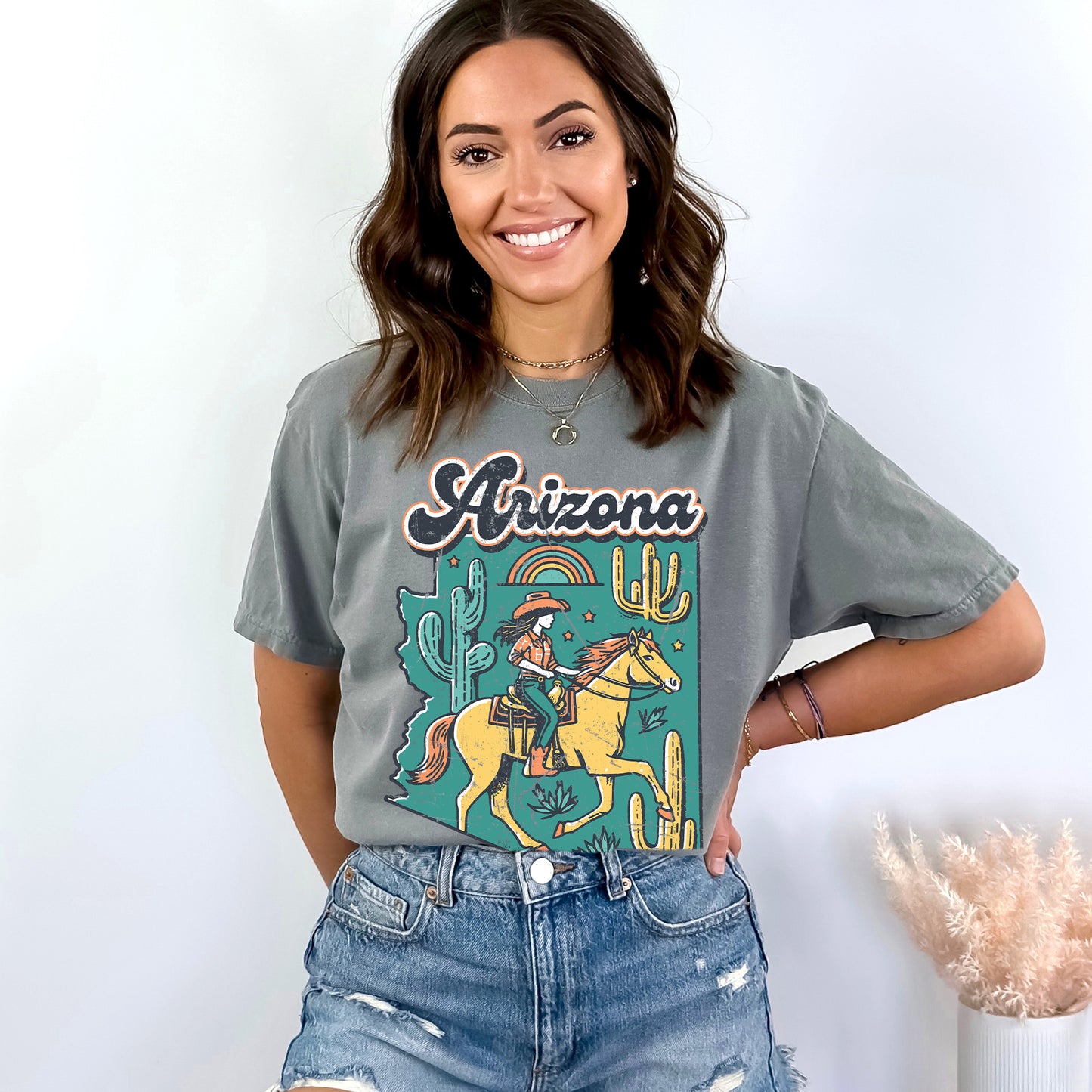 Arizona State Cowgirl | Garment Dyed Short Sleeve Tee