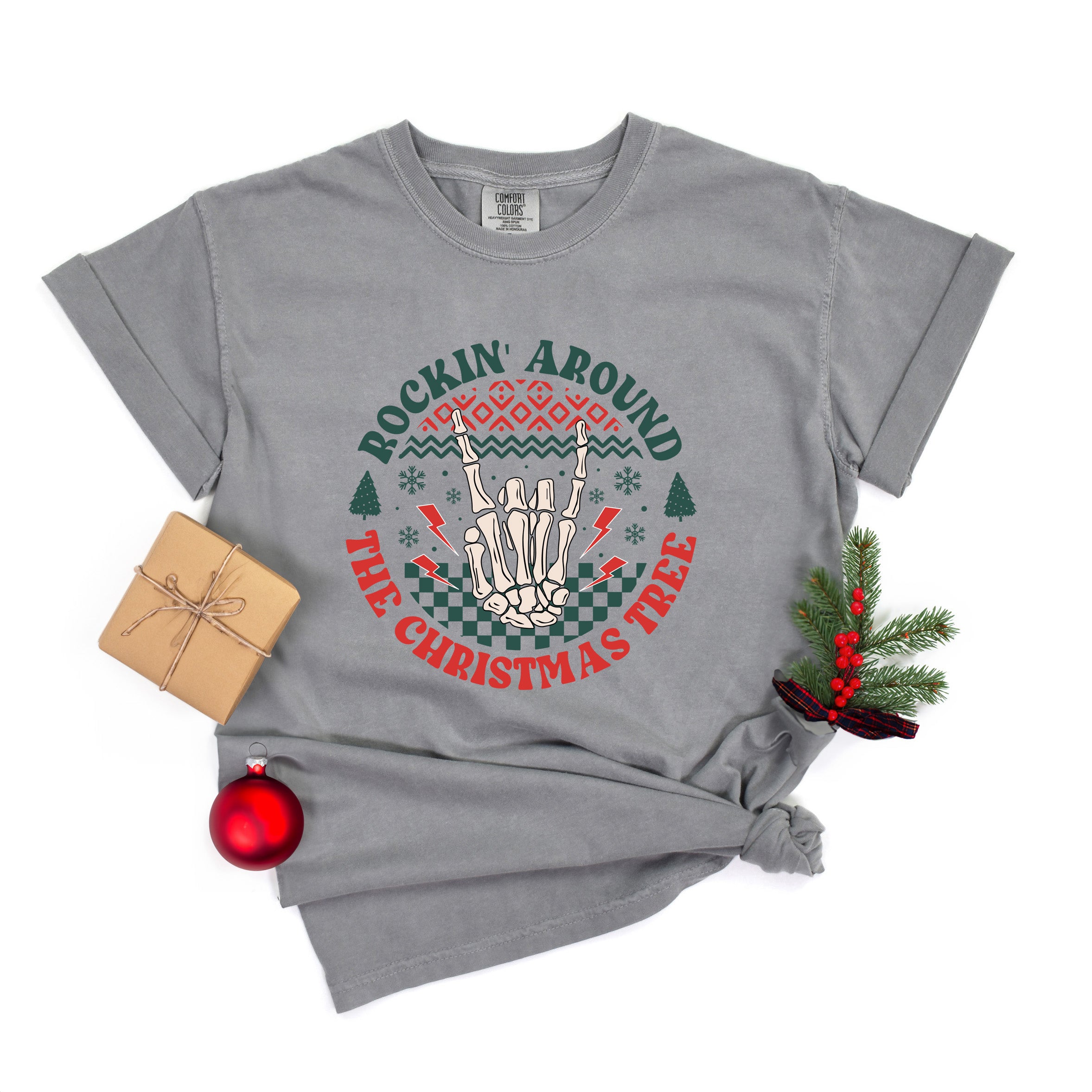 Rockin' Around Hand | Garment Dyed Tee