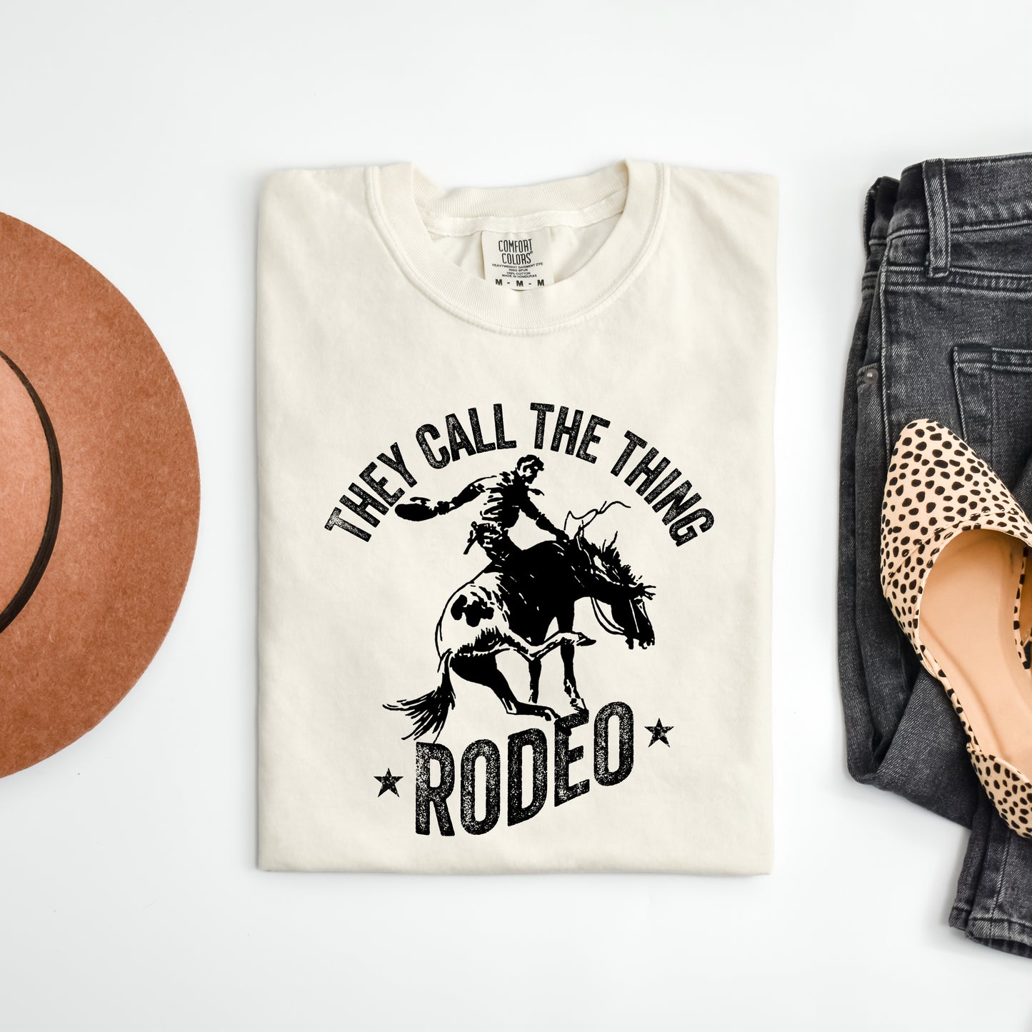 Call The Thing Rodeo Stars | Garment Dyed Tee