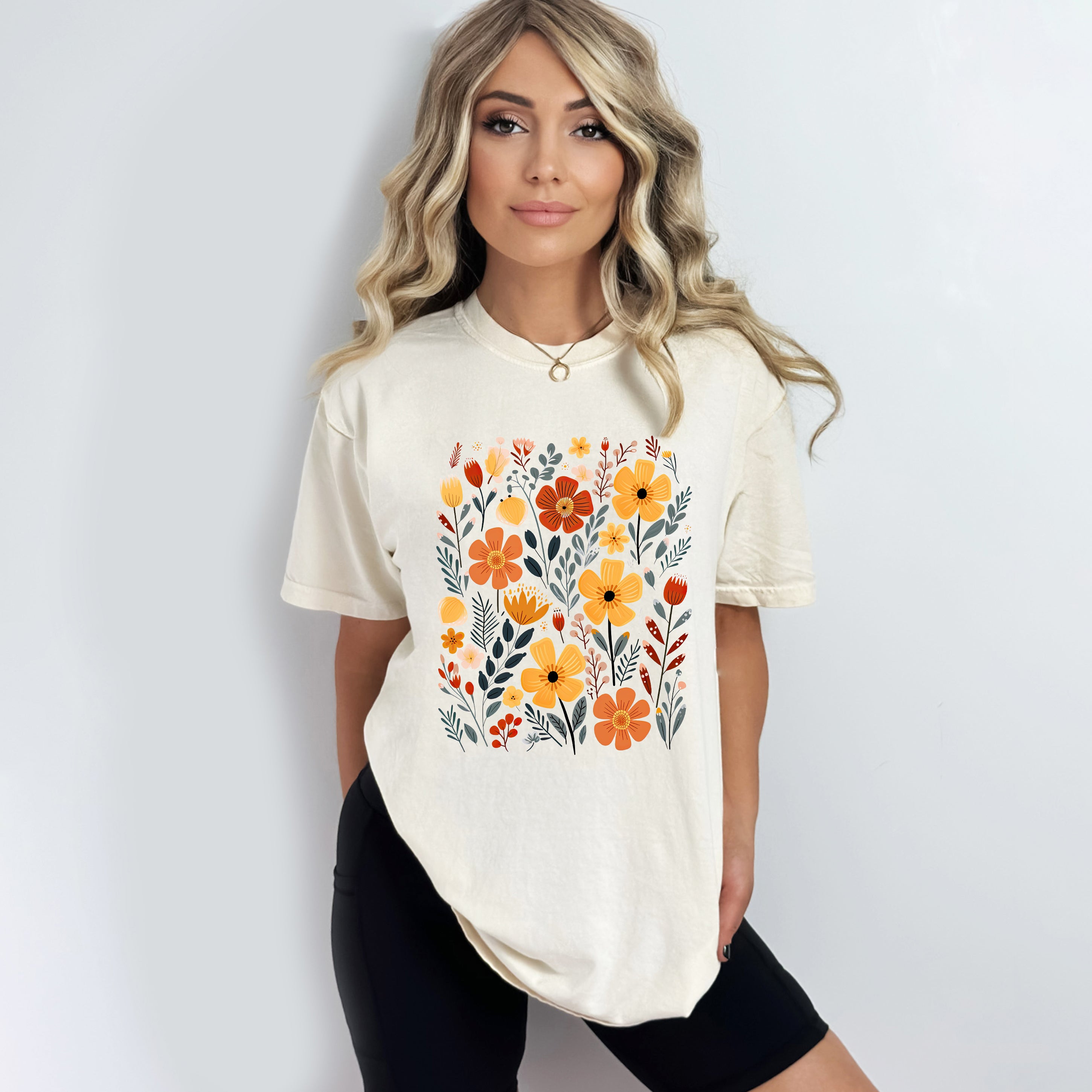 Nature Wildflowers | Garment Dyed Tee