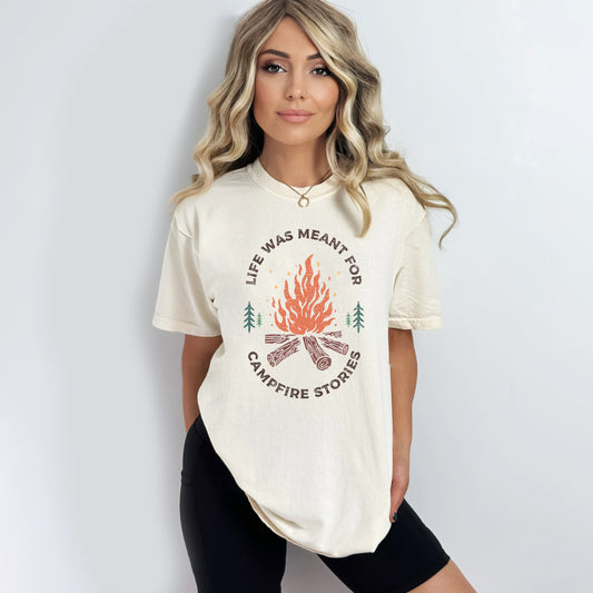 Campfire Stories | Garment Dyed Short Sleeve Tee