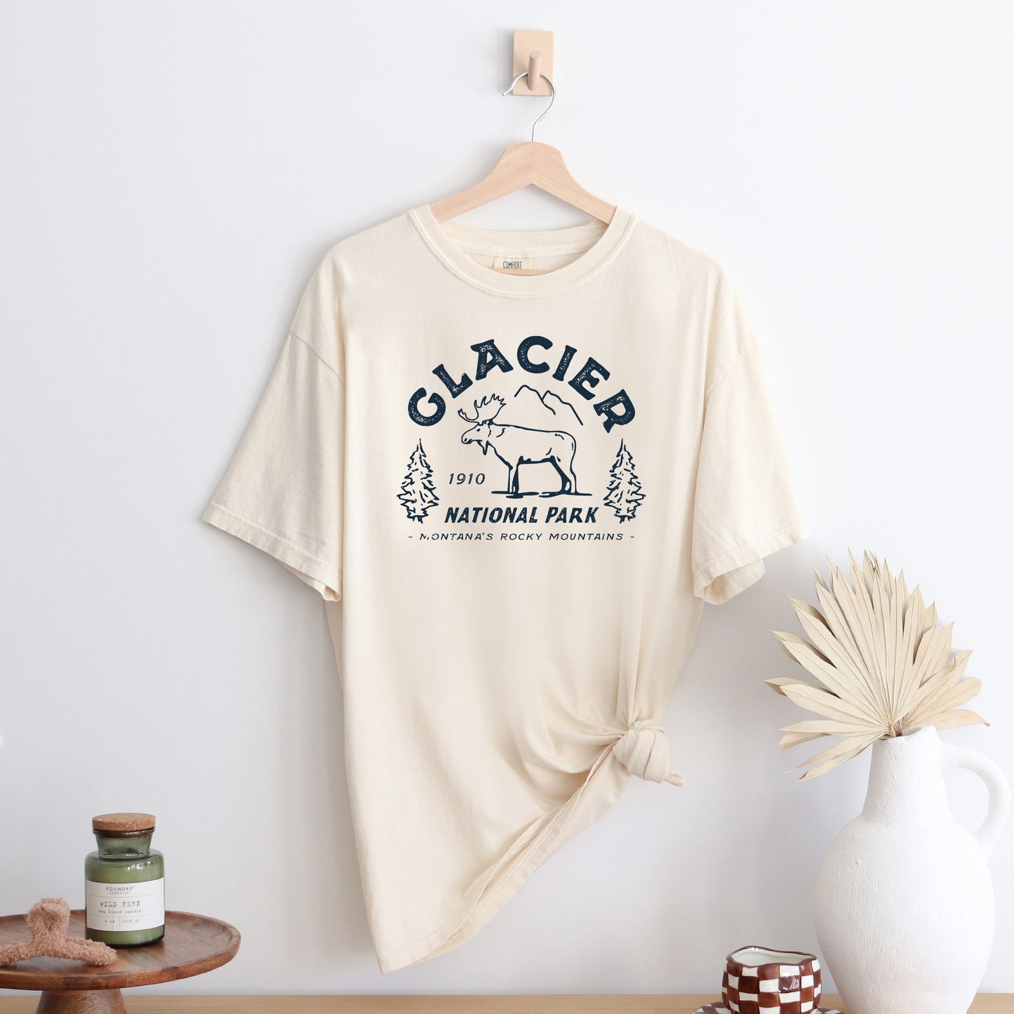 Vintage Glacier National Park | Garment Dyed Tee