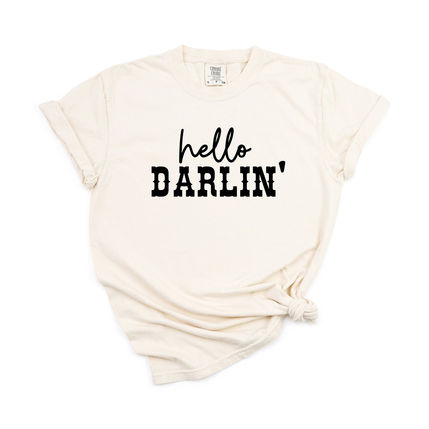 Hello Darlin' | Garment Dyed Short Sleeve Tee