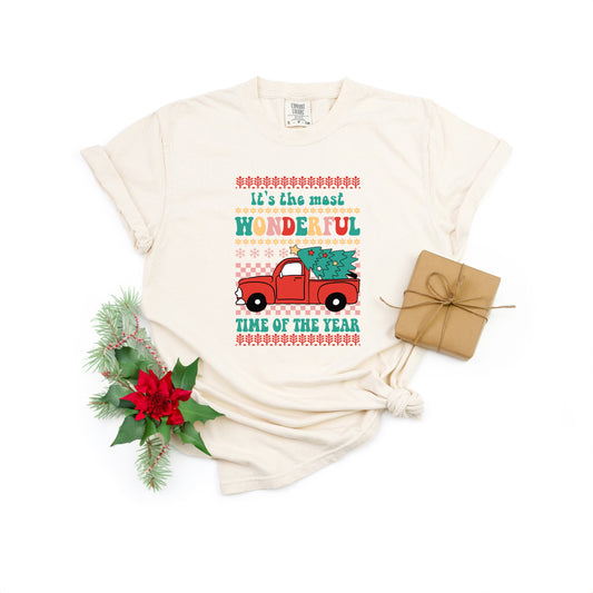 Most Wonderful Time Truck | Garment Dyed Tee