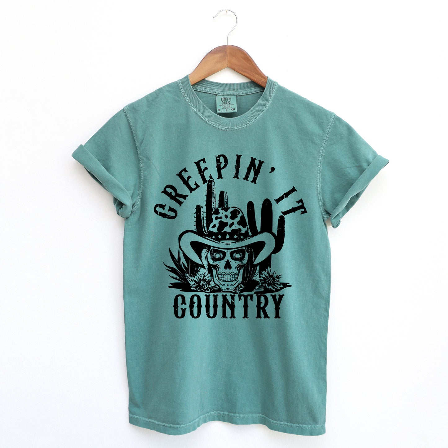Creepin' It Country | Garment Dyed Short Sleeve Tee