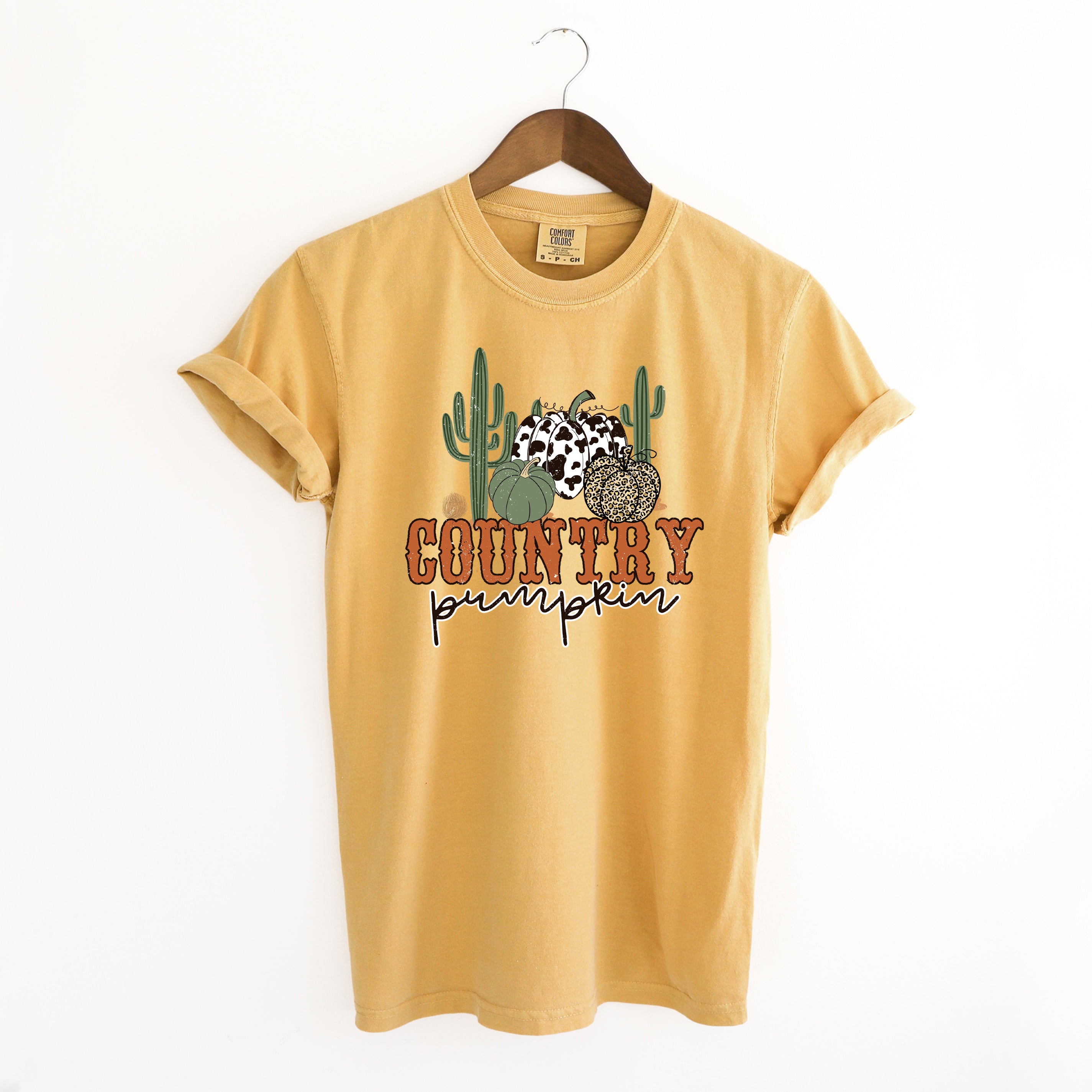 Country Pumpkin Cactus | Garment Dyed Tee