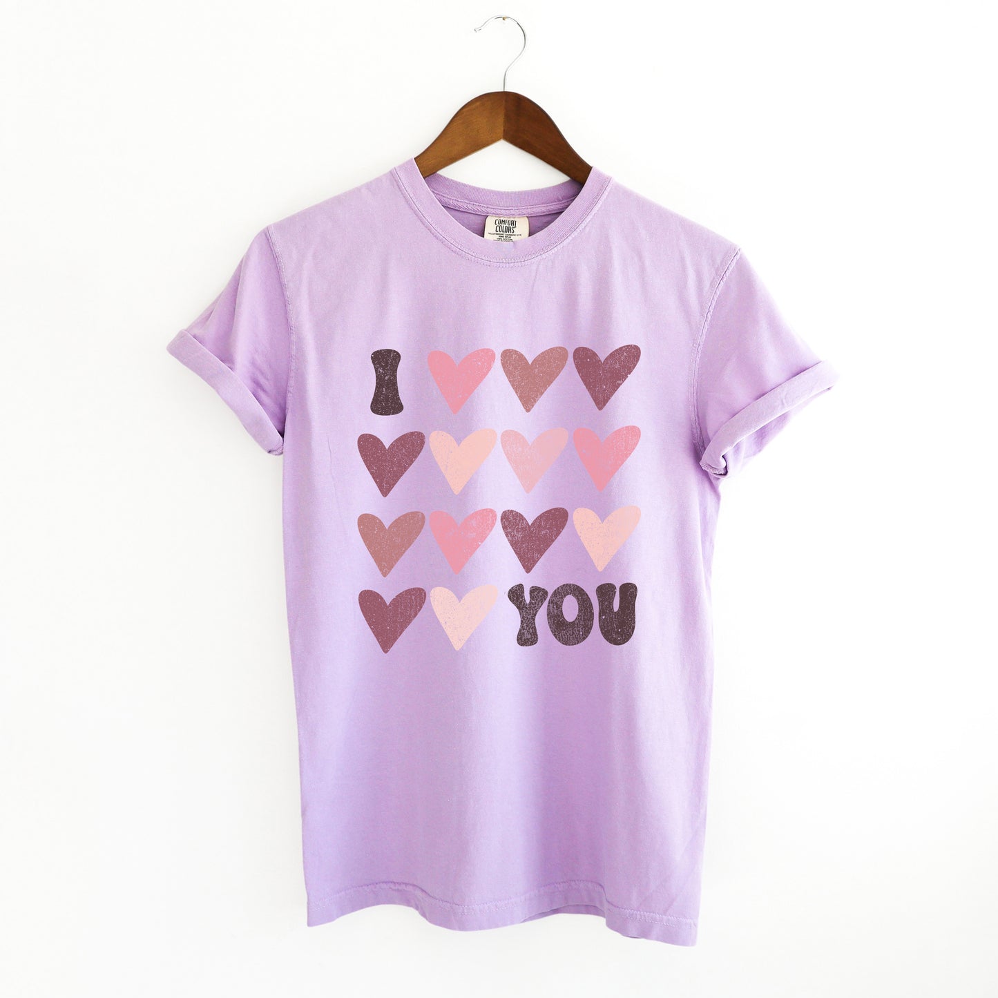I Heart You Distressed | Garment Dyed Tee