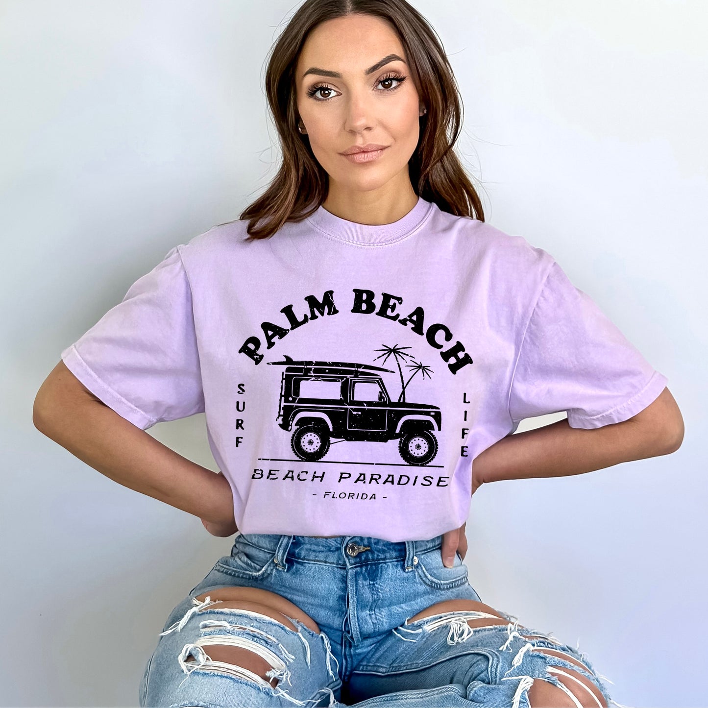 Palm Beach Truck | Garment Dyed Short Sleeve Tee