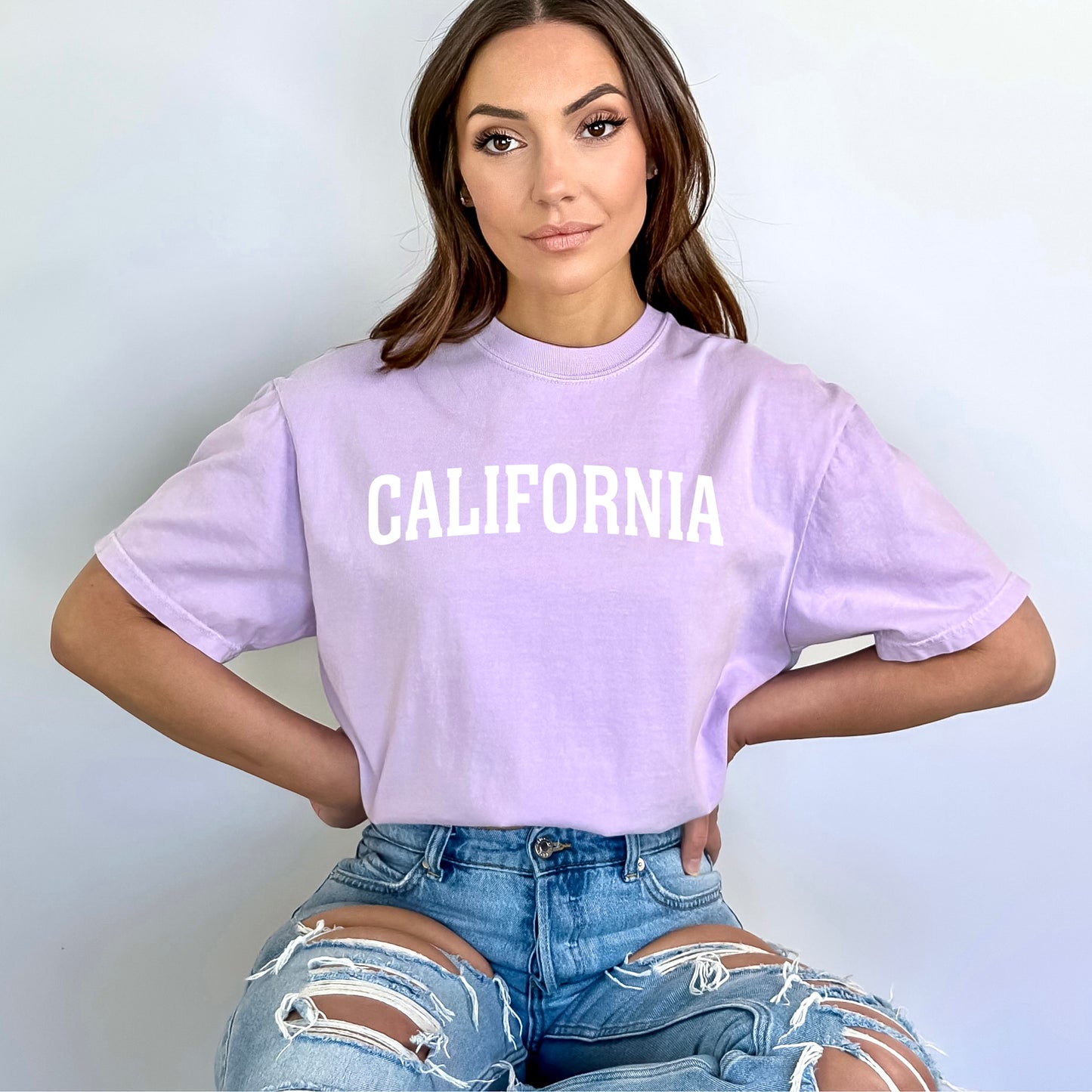 California Arched | Garment Dyed Short Sleeve Tee