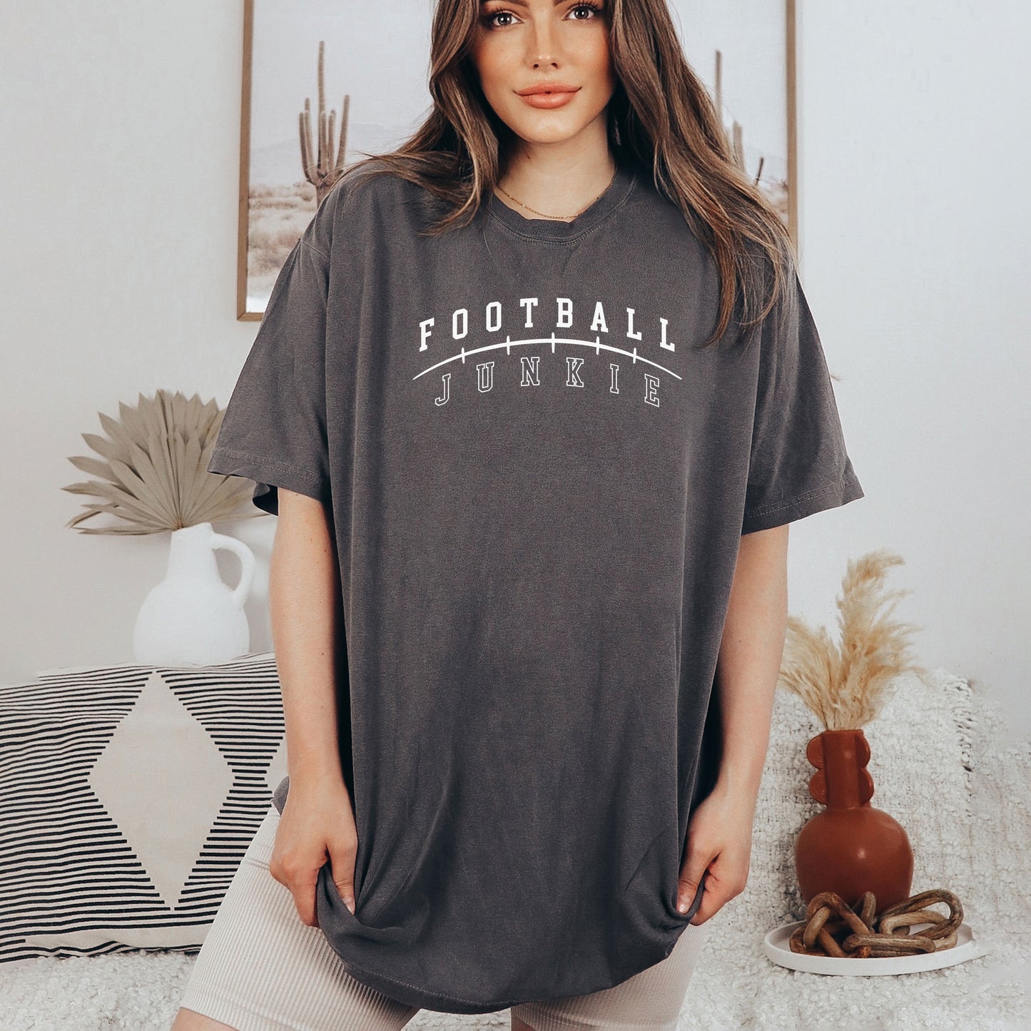 Football Junkie | Garment Dyed Short Sleeve Tee