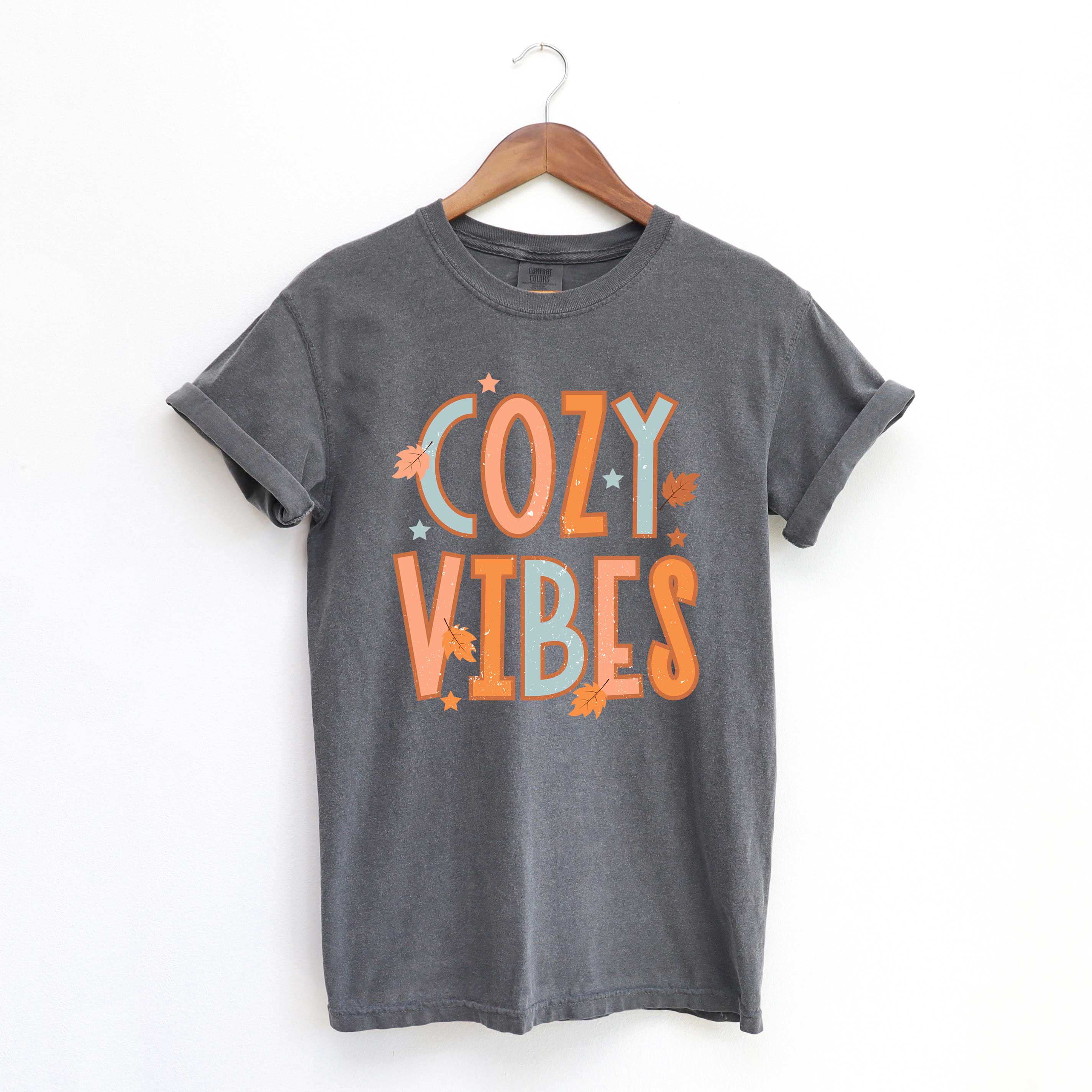 Cozy Vibes Distressed | Garment Dyed Tee