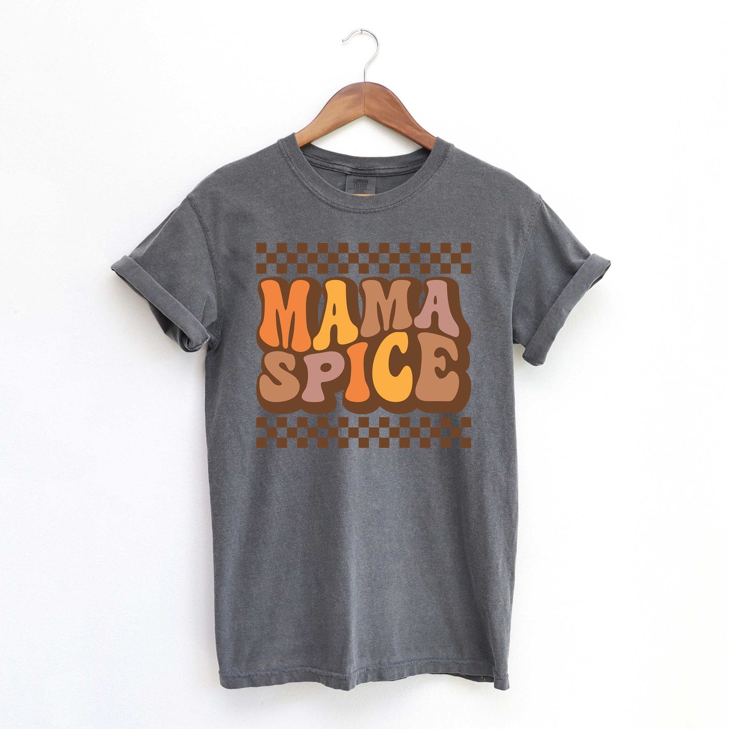 Mama Spice Checkered | Garment Dyed Tee