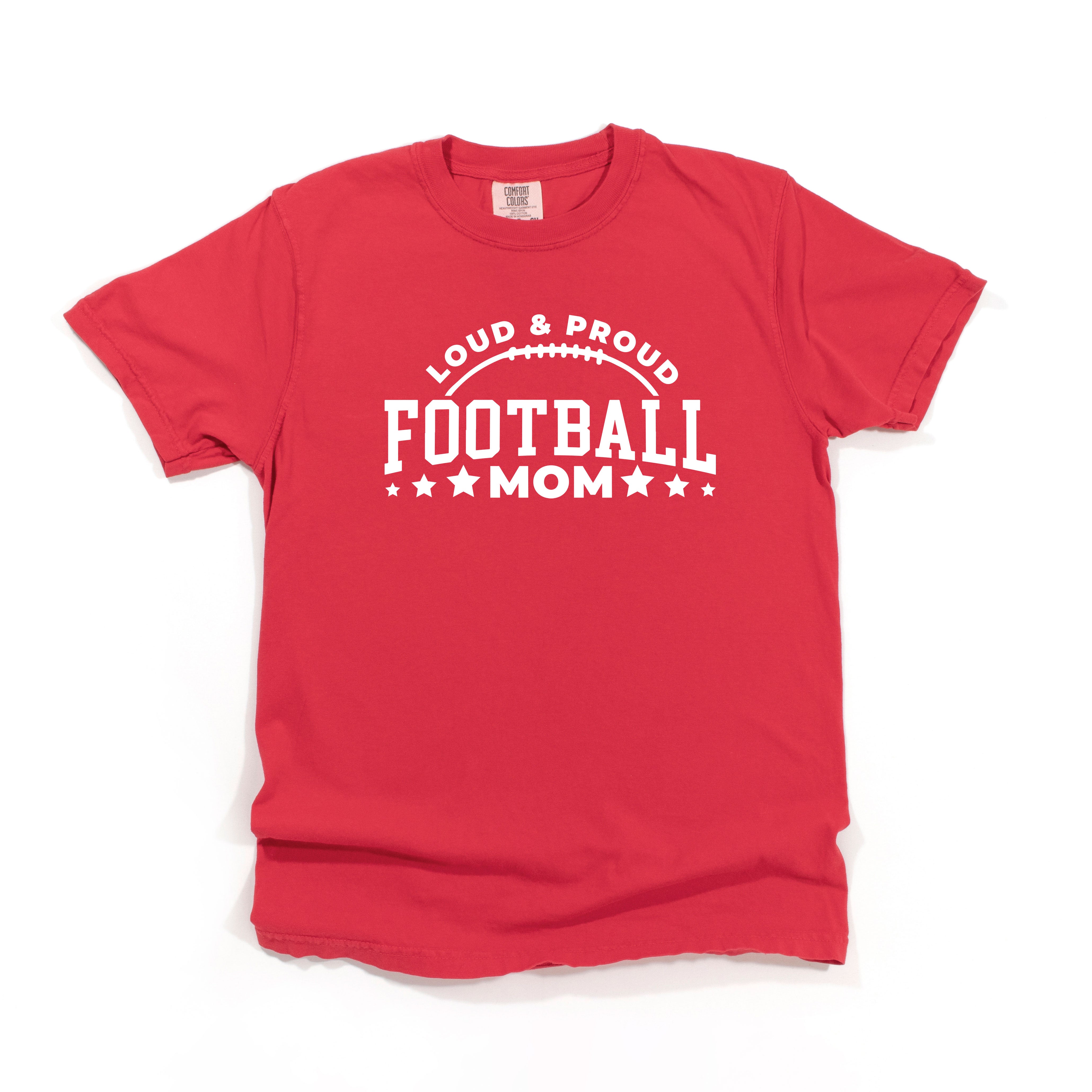 Proud Football Mom | Garment Dyed Short Sleeve Tee
