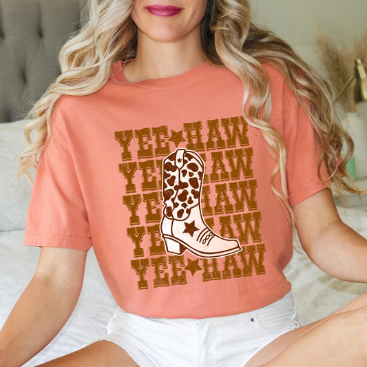 Yeehaw Boot | Garment Dyed Tee