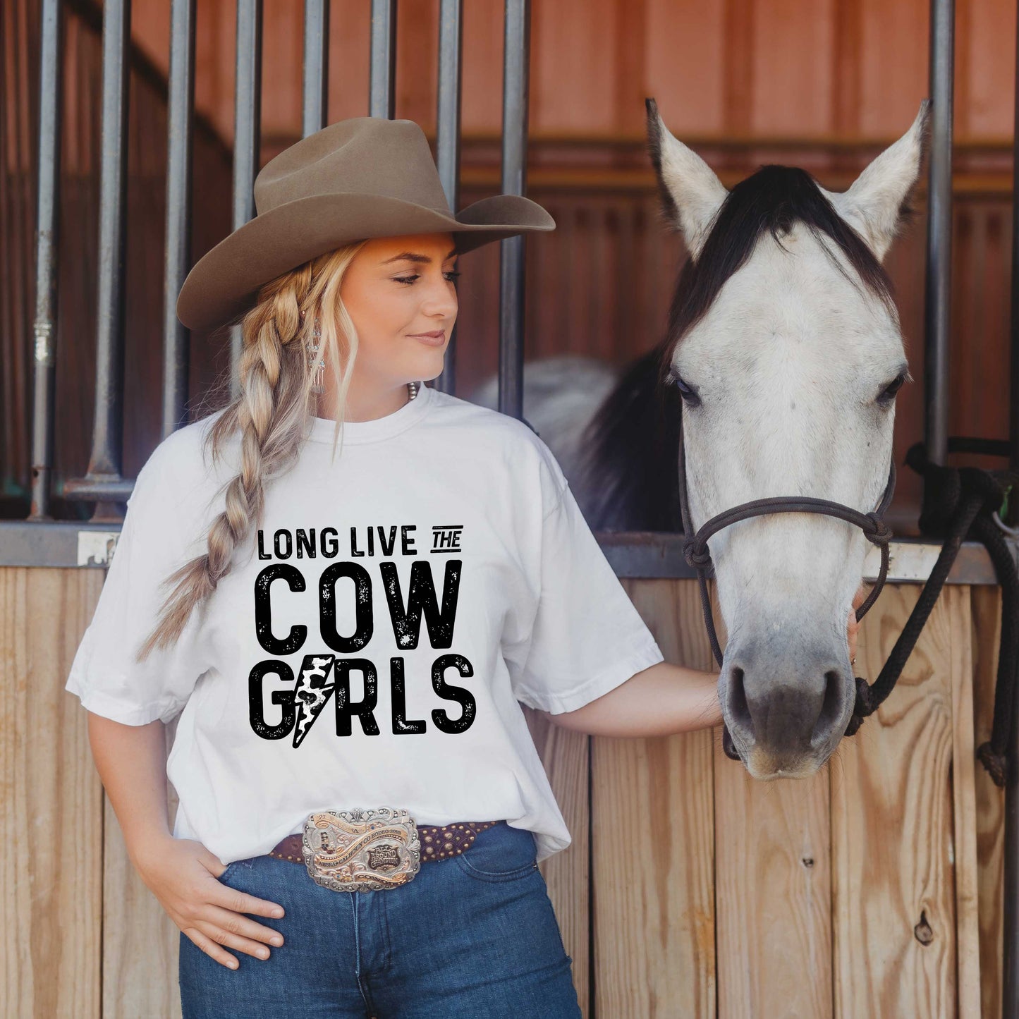 Long Live Cowgirls Lightning Bolt | Garment Dyed Tee
