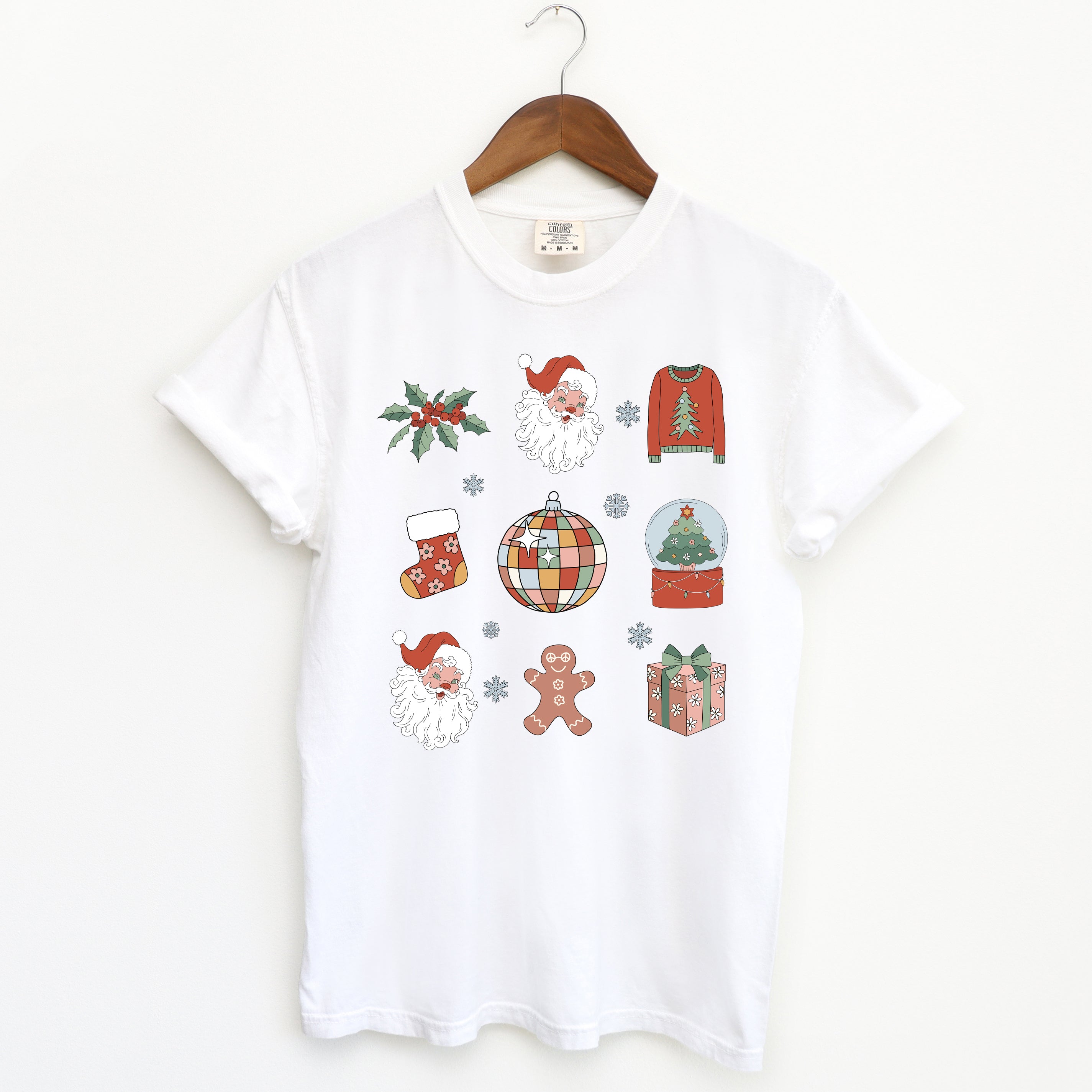 Christmas Collage | Garment Dyed Tee