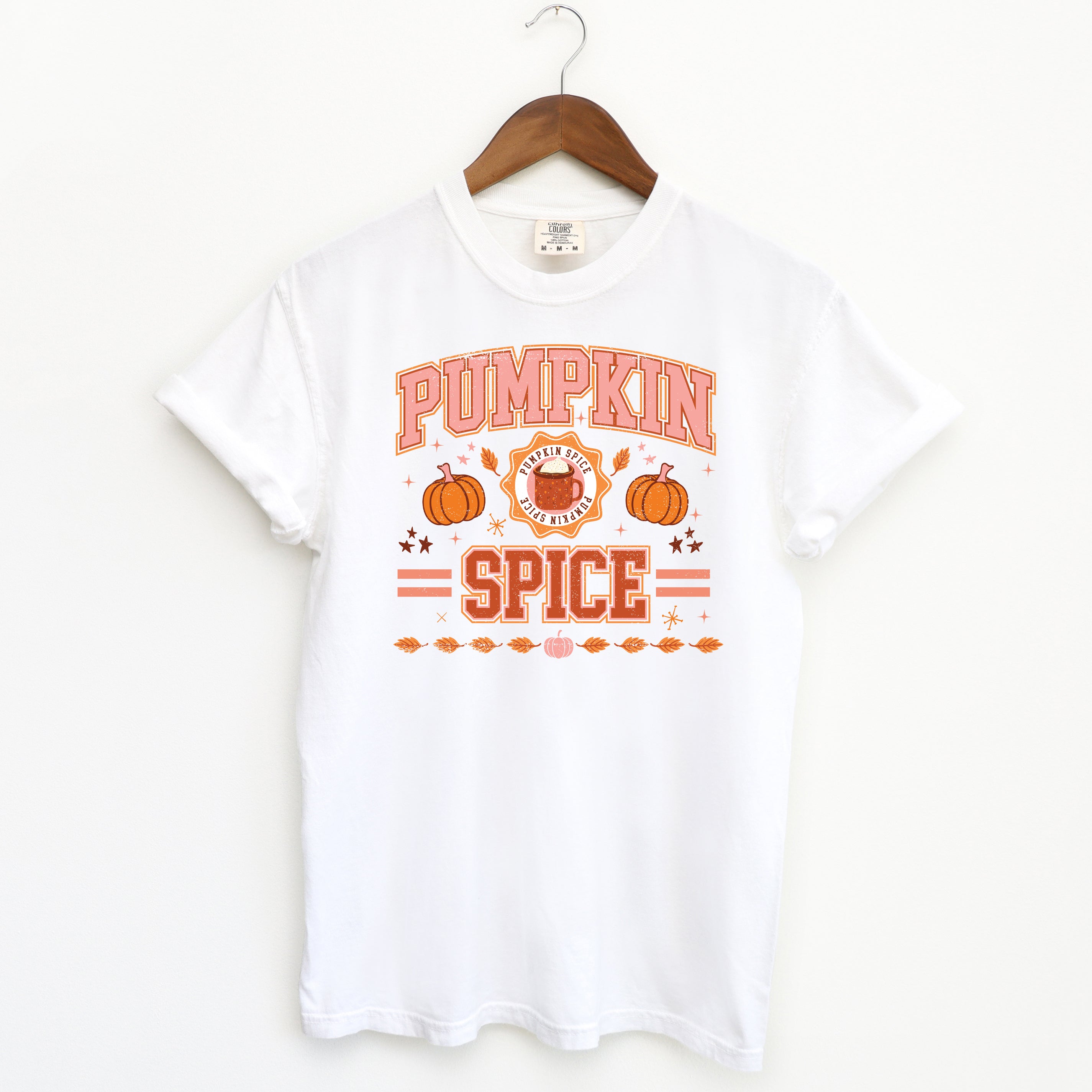 Pumpkin Spice Stripes | Garment Dyed Tee