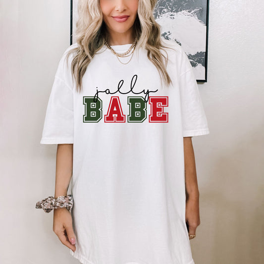 Jolly Babe Colorful  | Garment Dyed Tee