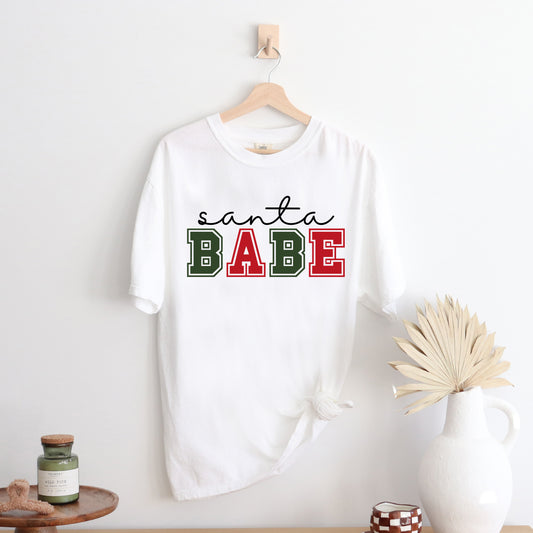 Santa Babe Bold  | Garment Dyed Tee