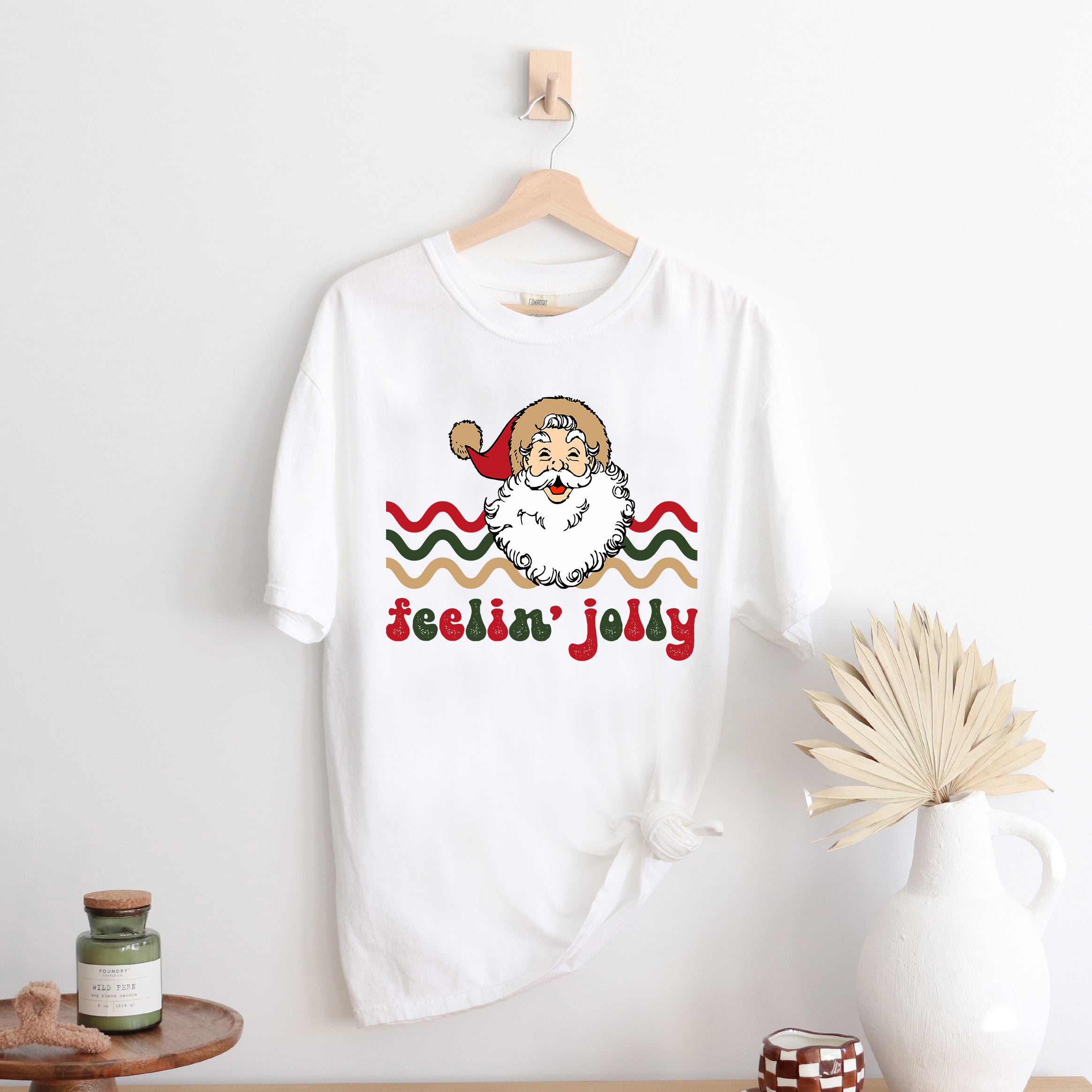 Feelin' Jolly Stripes  | Garment Dyed Tee