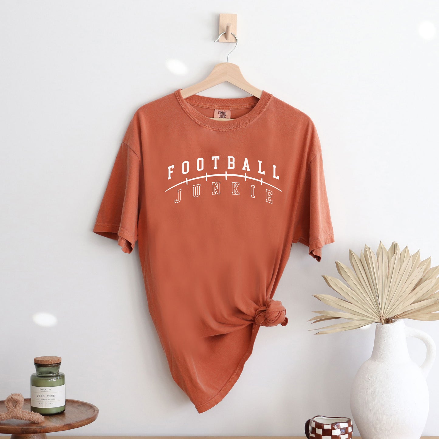 Football Junkie | Garment Dyed Short Sleeve Tee