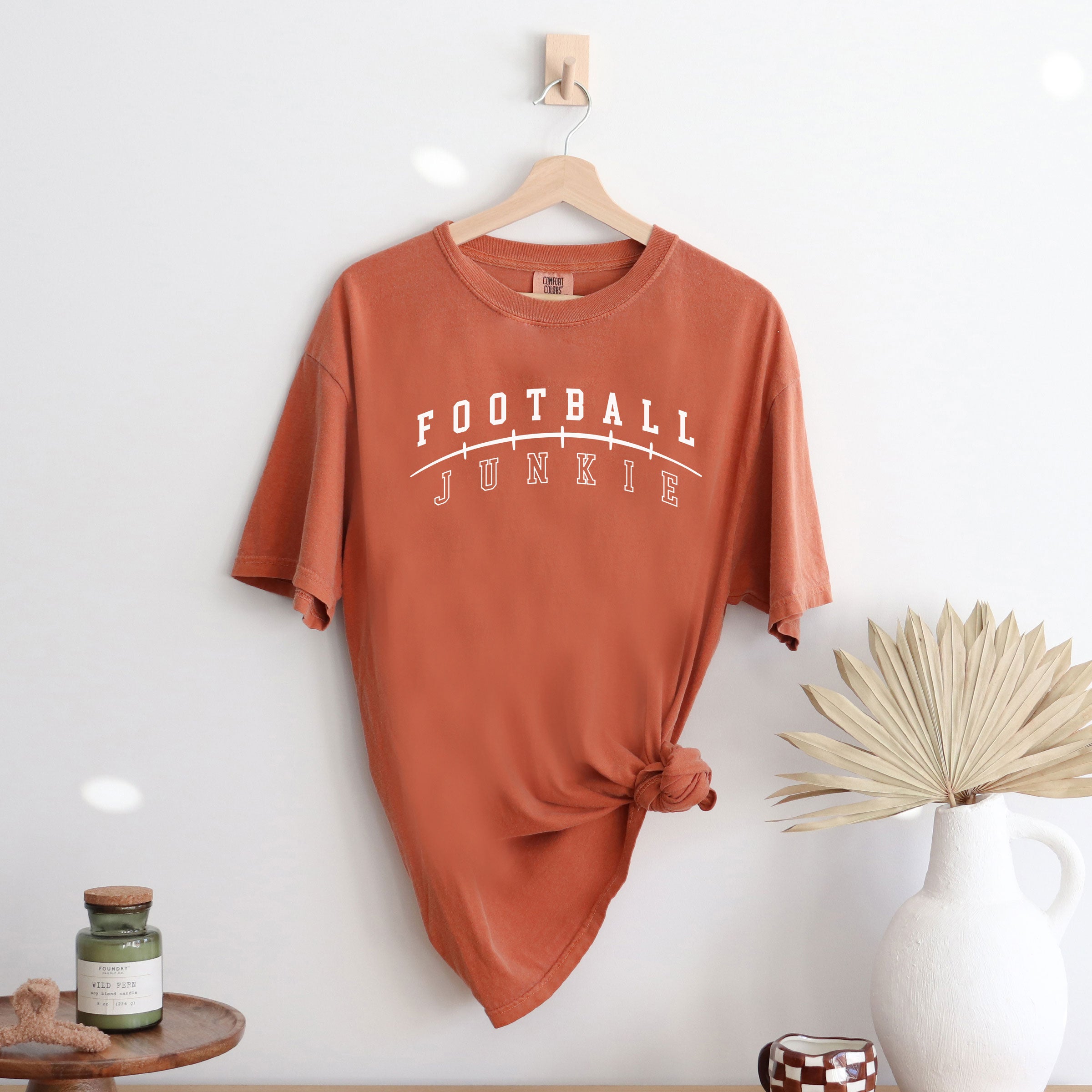 Football Junkie | Garment Dyed Short Sleeve Tee