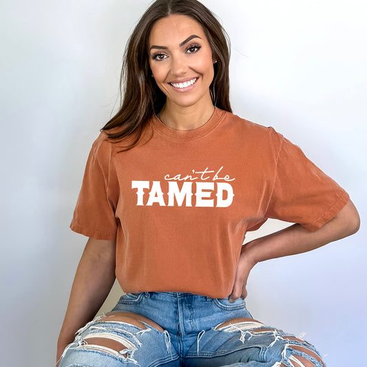 Can't Be Tamed | Garment Dyed Short Sleeve Tee