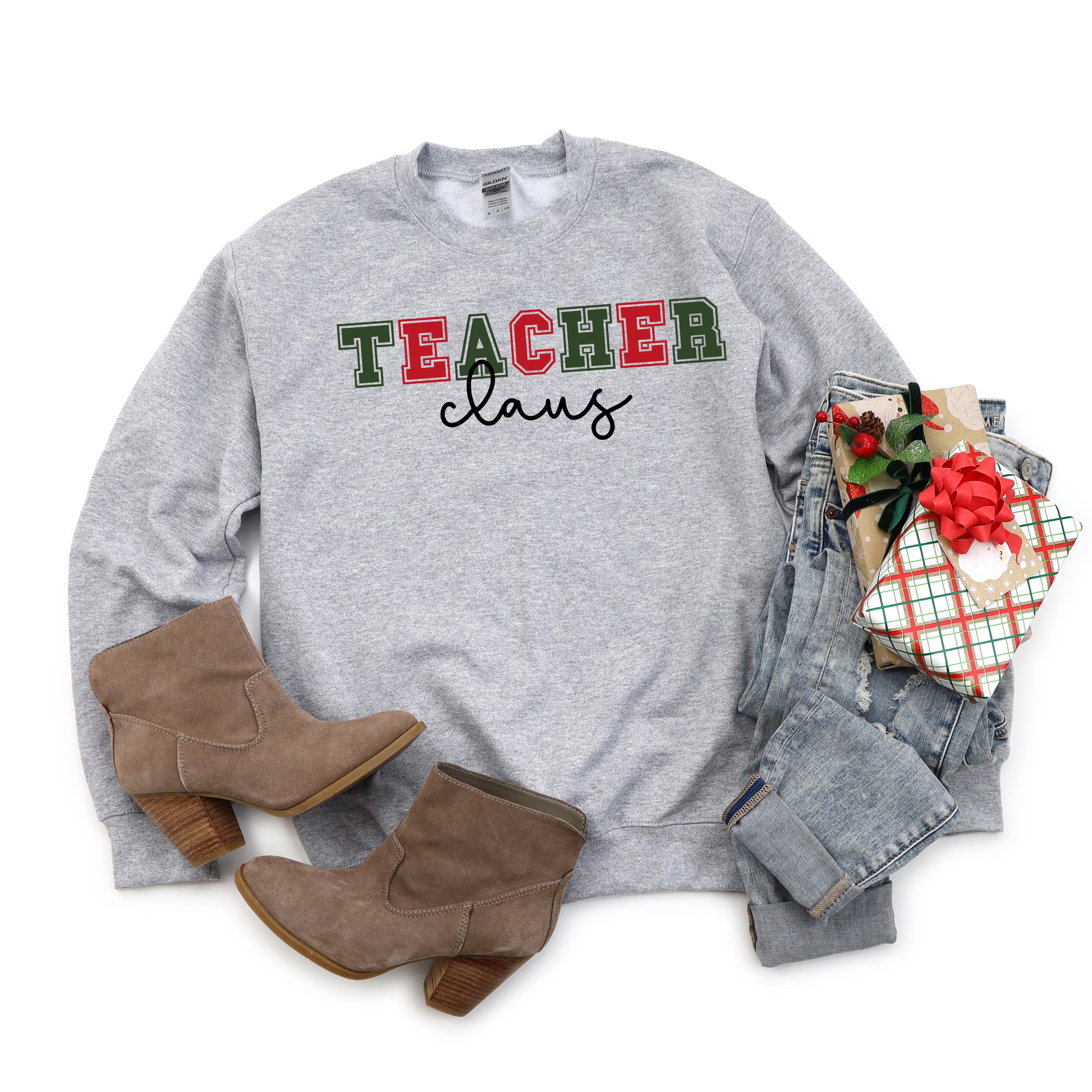 Teacher Claus Bold |Sweatshirt