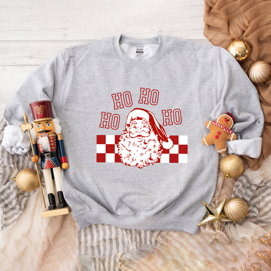 Ho Ho Ho Checkered | Sweatshirt