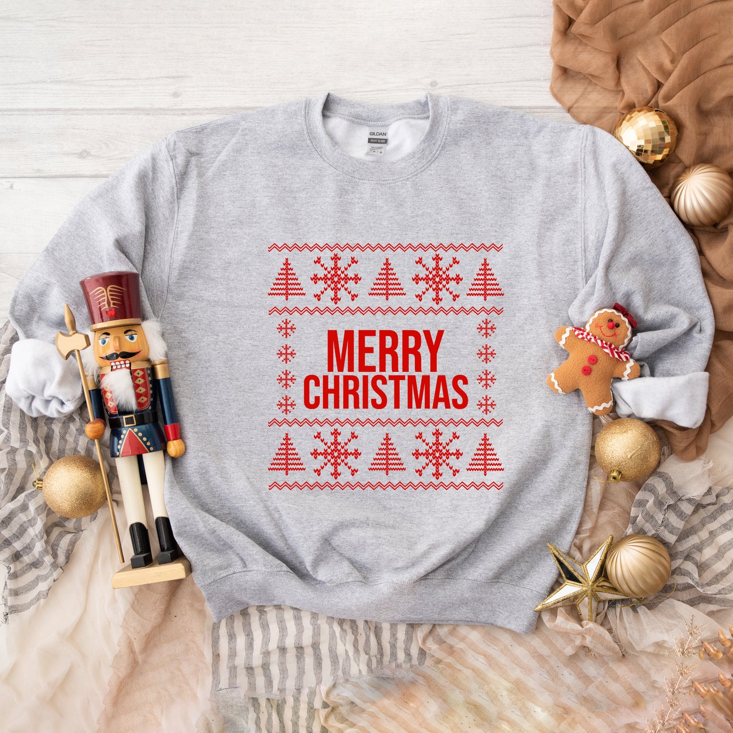 Merry Christmas Sweater | Sweatshirt
