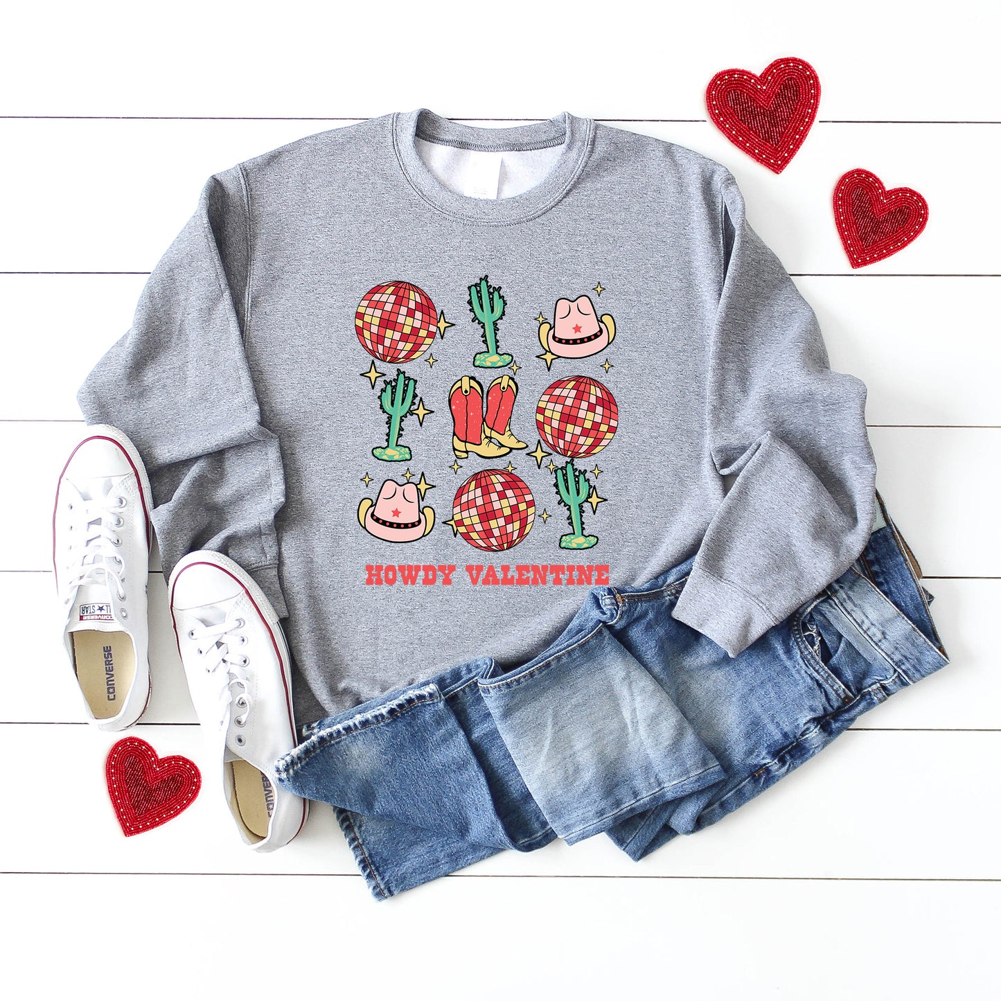 Cowgirl Valentine Disco | Sweatshirt