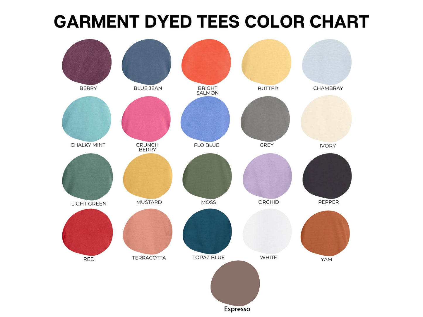 Clearance Fall Collage | Garment Dyed Tee