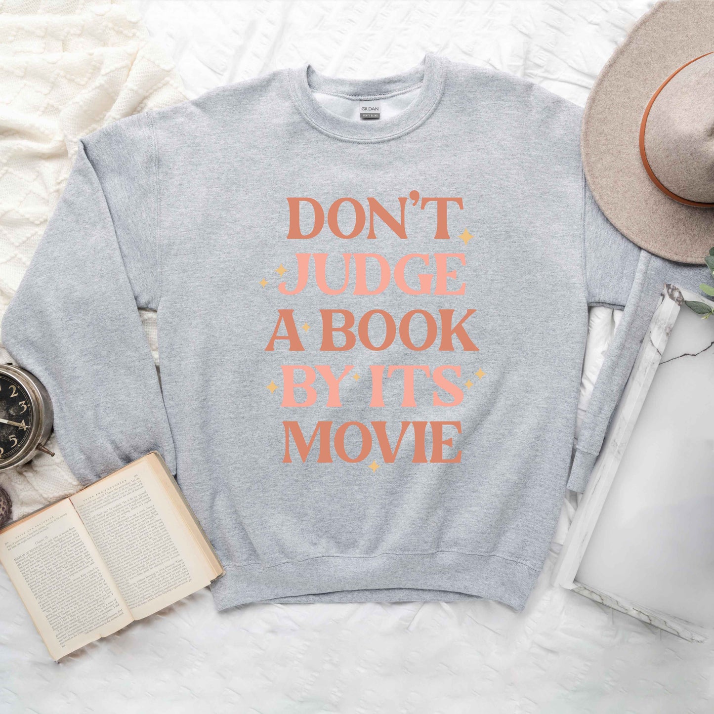 Clearance Don't Judge A Book By Its Movie | Sweatshirt