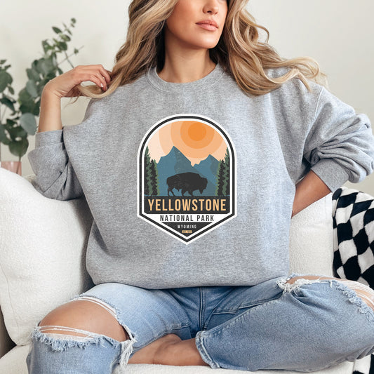 Yellowstone National Park Badge | Sweatshirt
